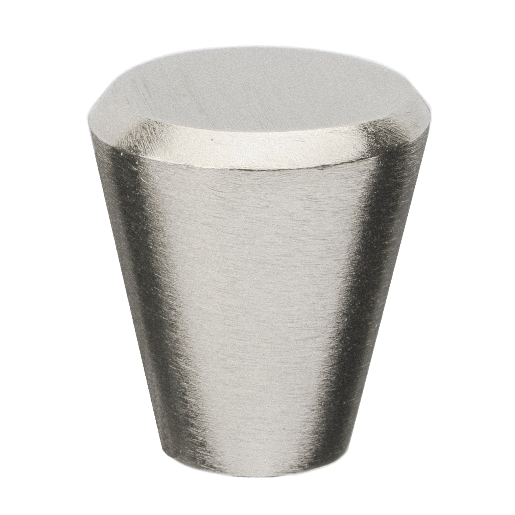 Lunaria - Cone Kitchen Cabinet Knob - Satin Nickel - Knobs | Decoranddecor