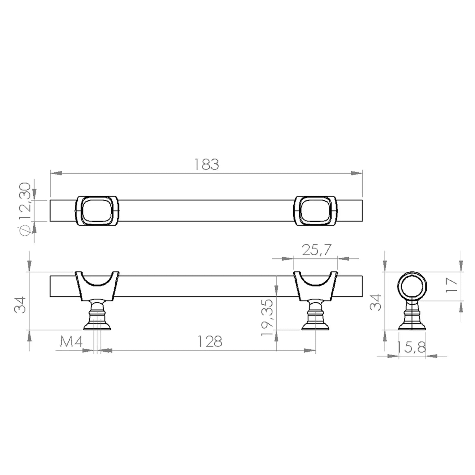 #size selection_128mm hole centres