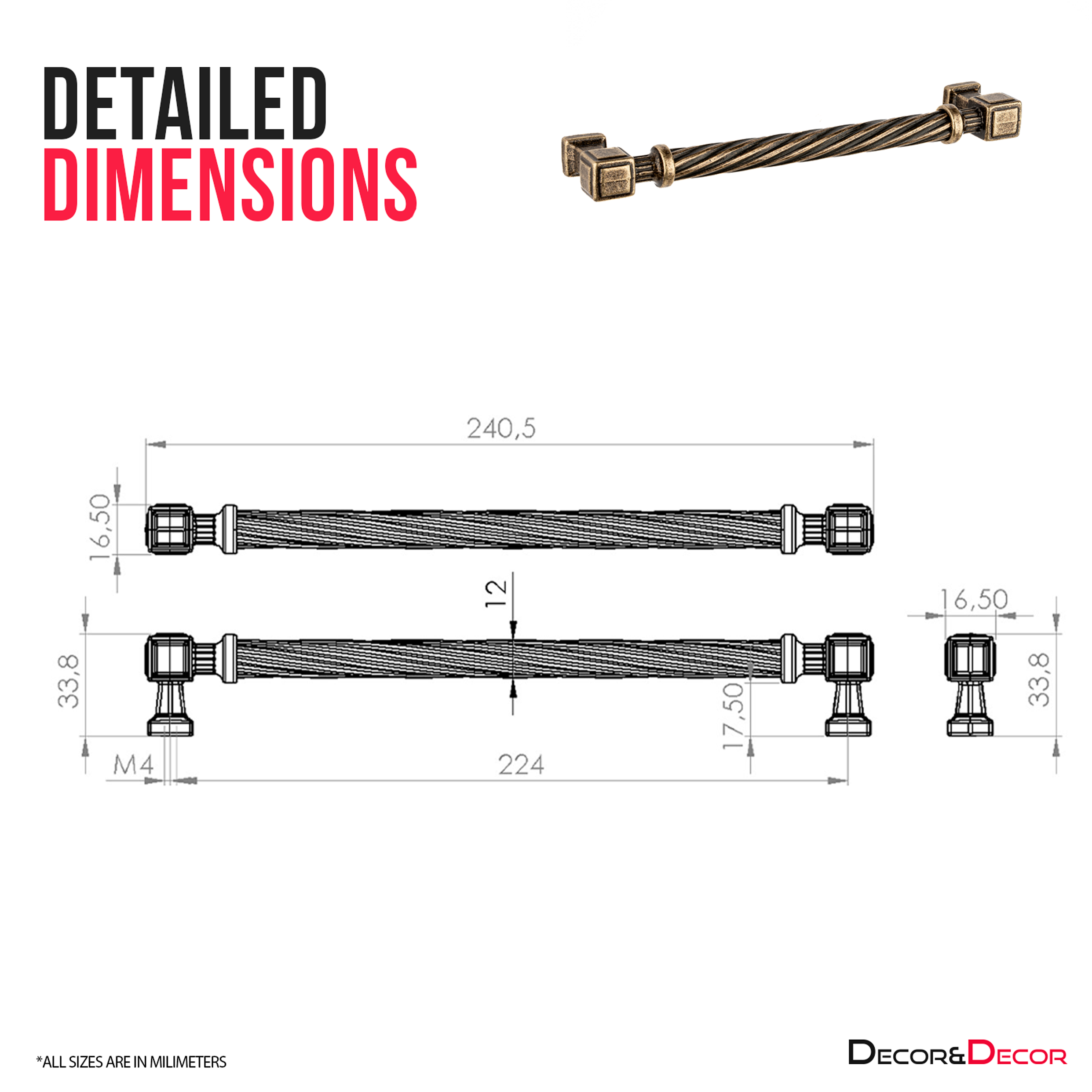#size selection_224mm hole centres