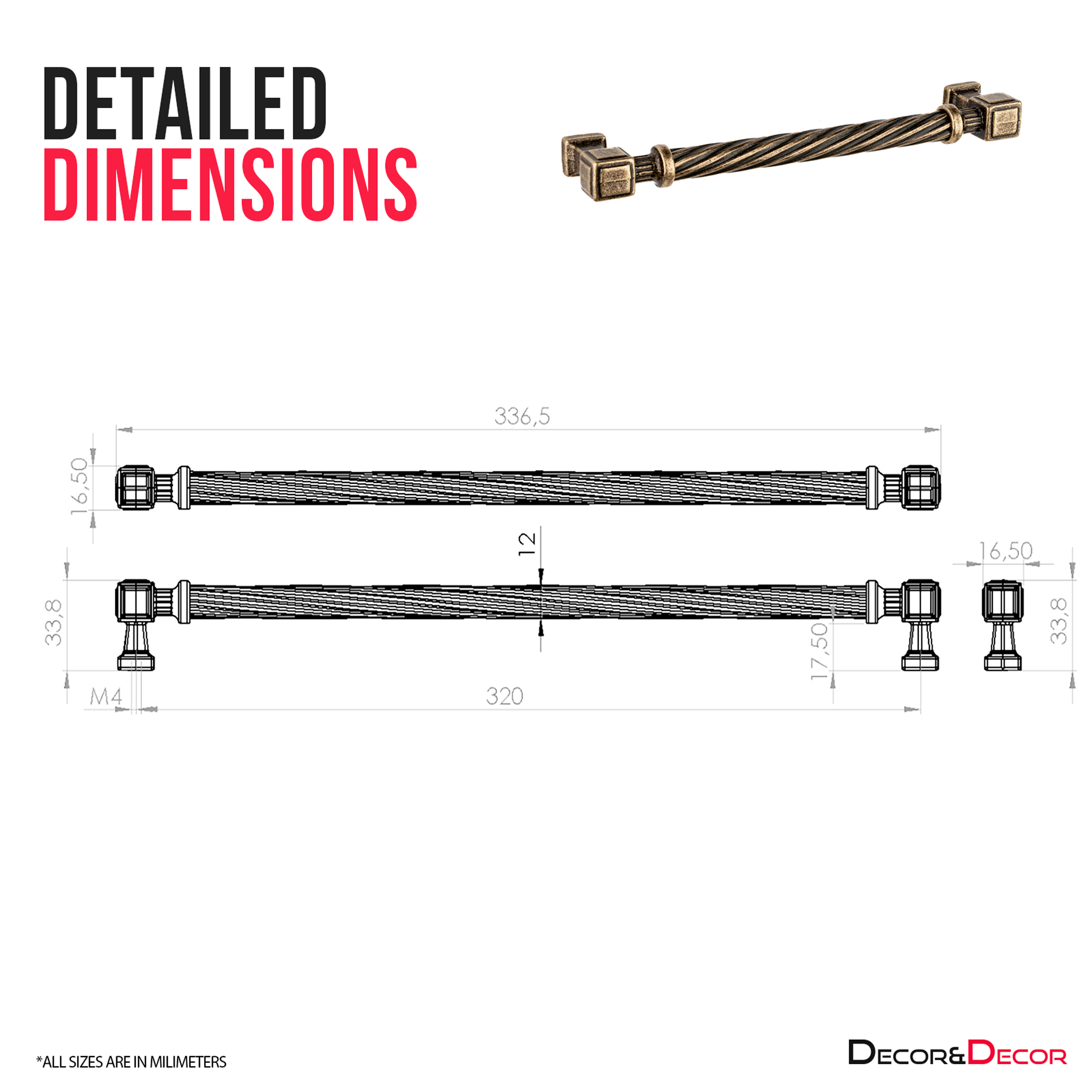 #size selection_320mm hole centres
