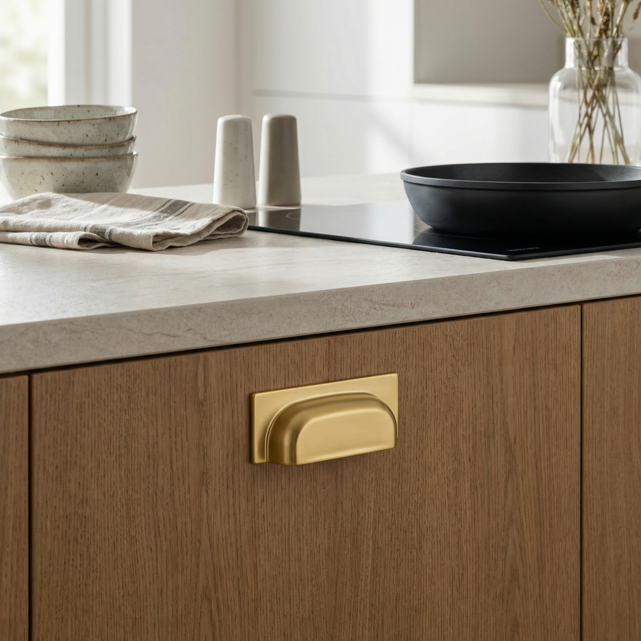 Tala - Square Cup Handle - Gold - Decor And Decor