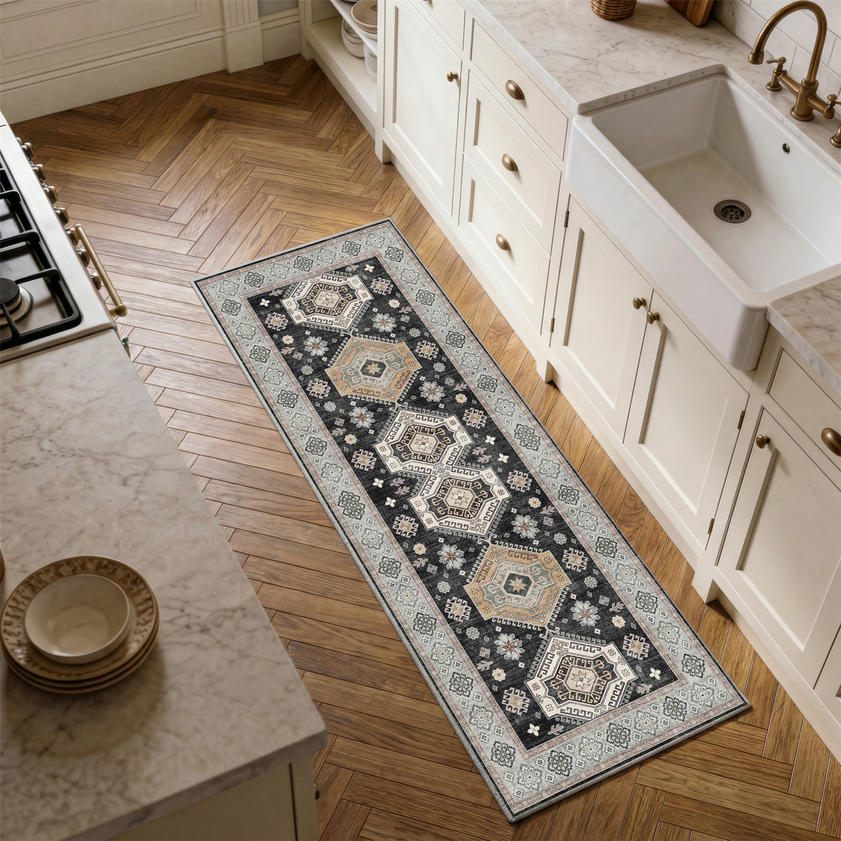 Duskra - Persian Washable Kitchen Rug - 60x180cm – view 8