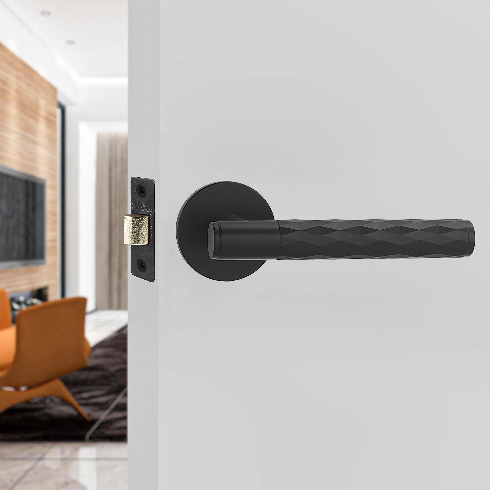 Tore - Door Handle Set - Matt Black