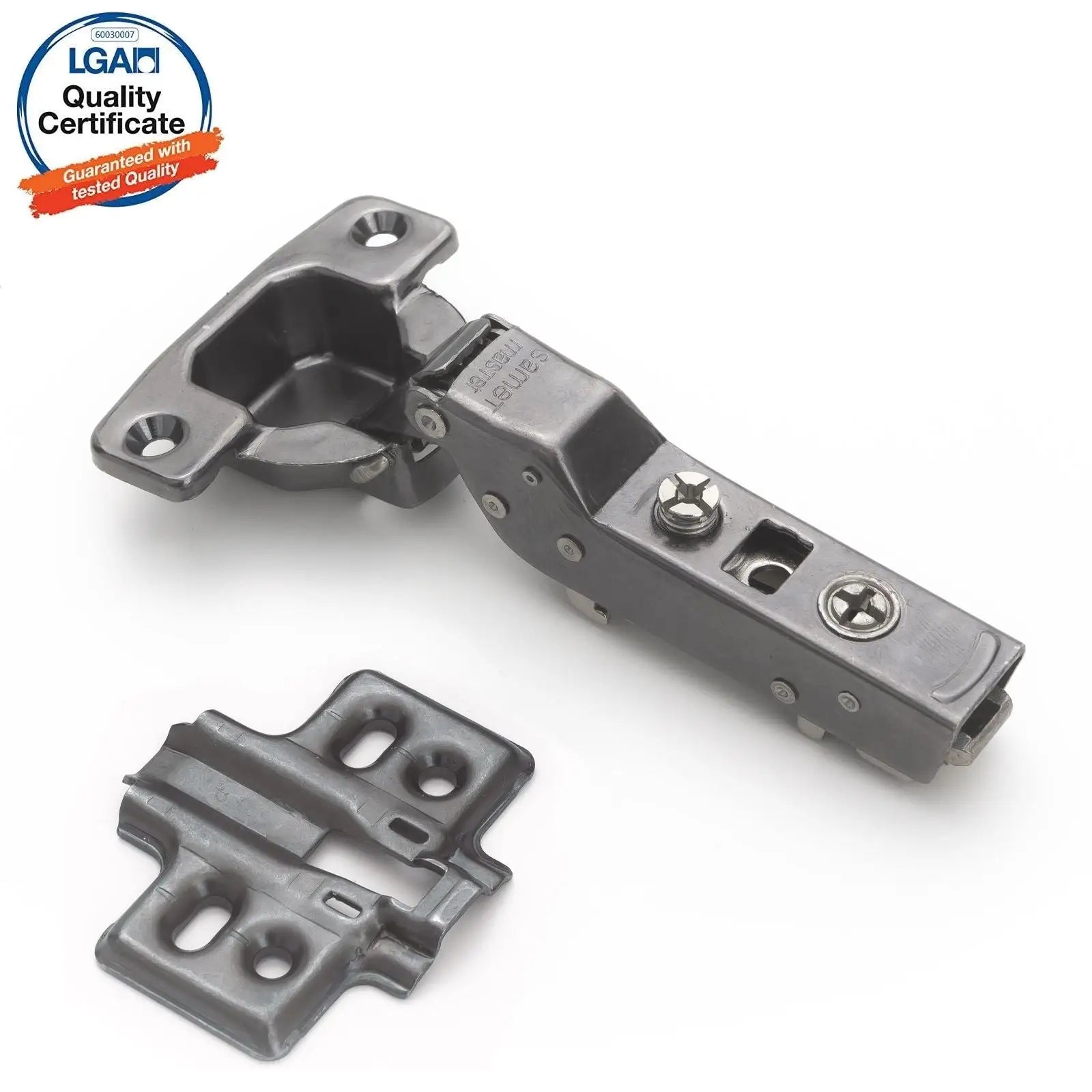 2X Clip Top Soft Close 110° Half Overlay Cabinet Hinge Mounting Plate - Decor And Decor
