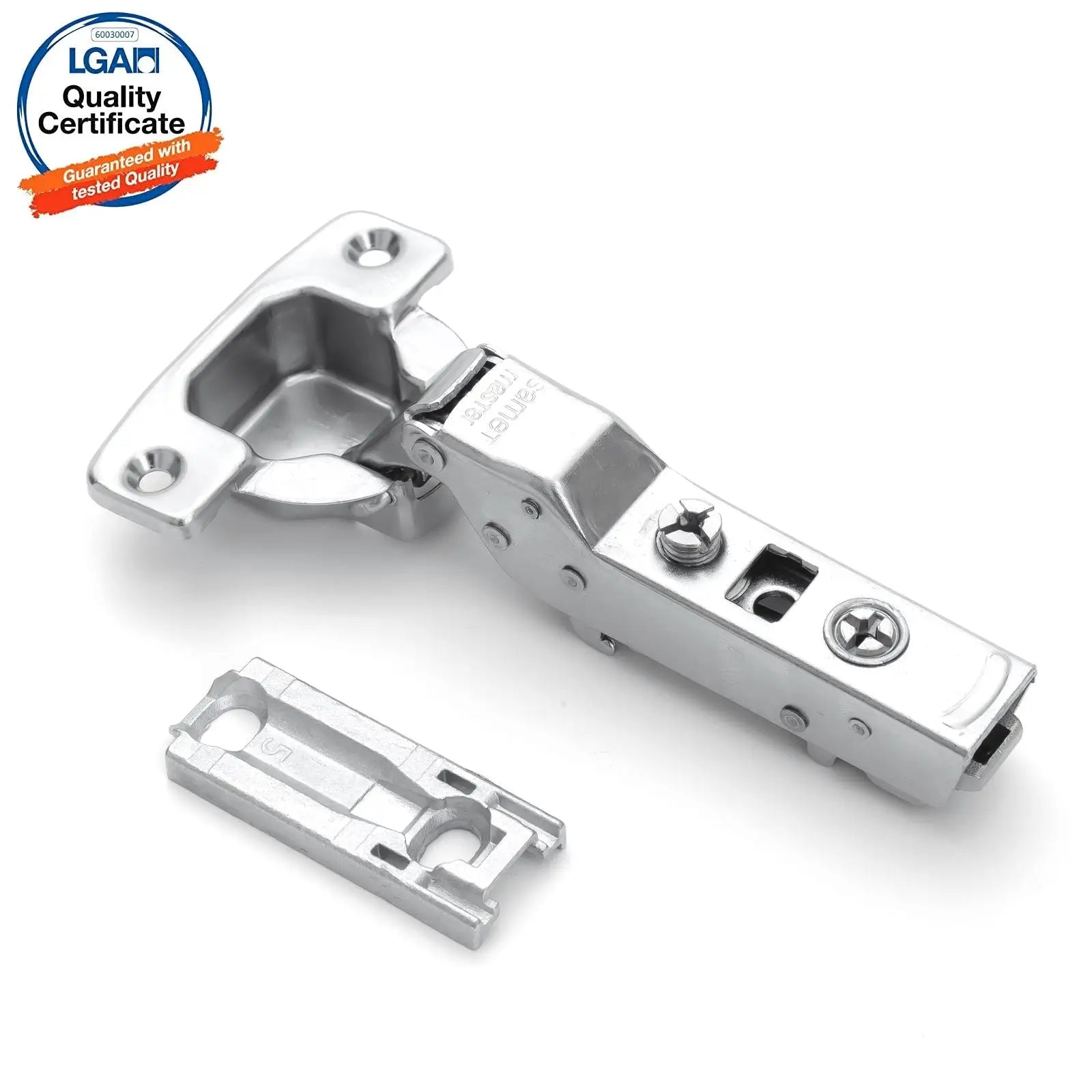 2X Clip Top Soft Close 110° Half Overlay Cabinet Hinge Mounting Plate - Decor And Decor