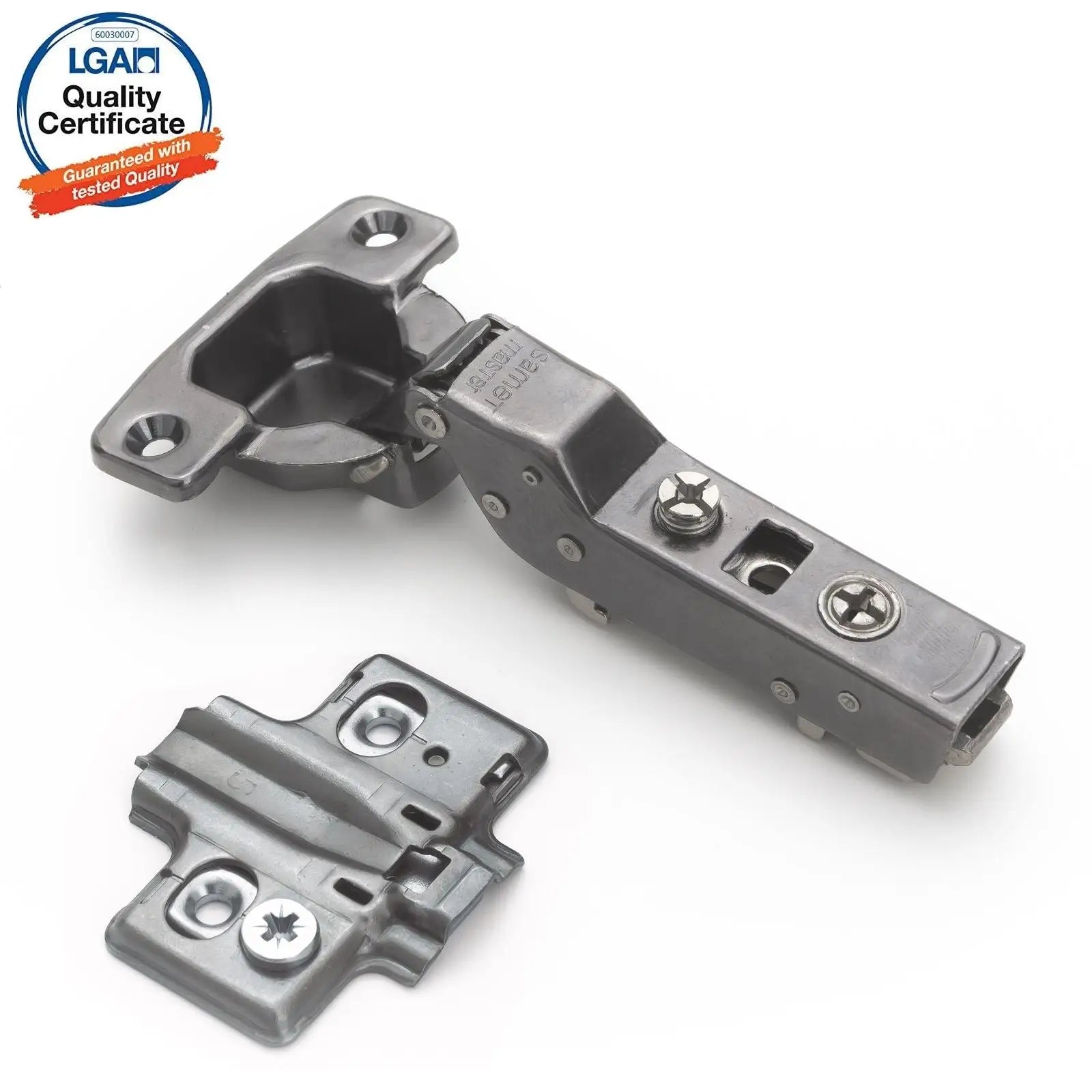 2X Clip Top Soft Close 110° Half Overlay Cabinet Hinge Mounting Plate - Decor And Decor