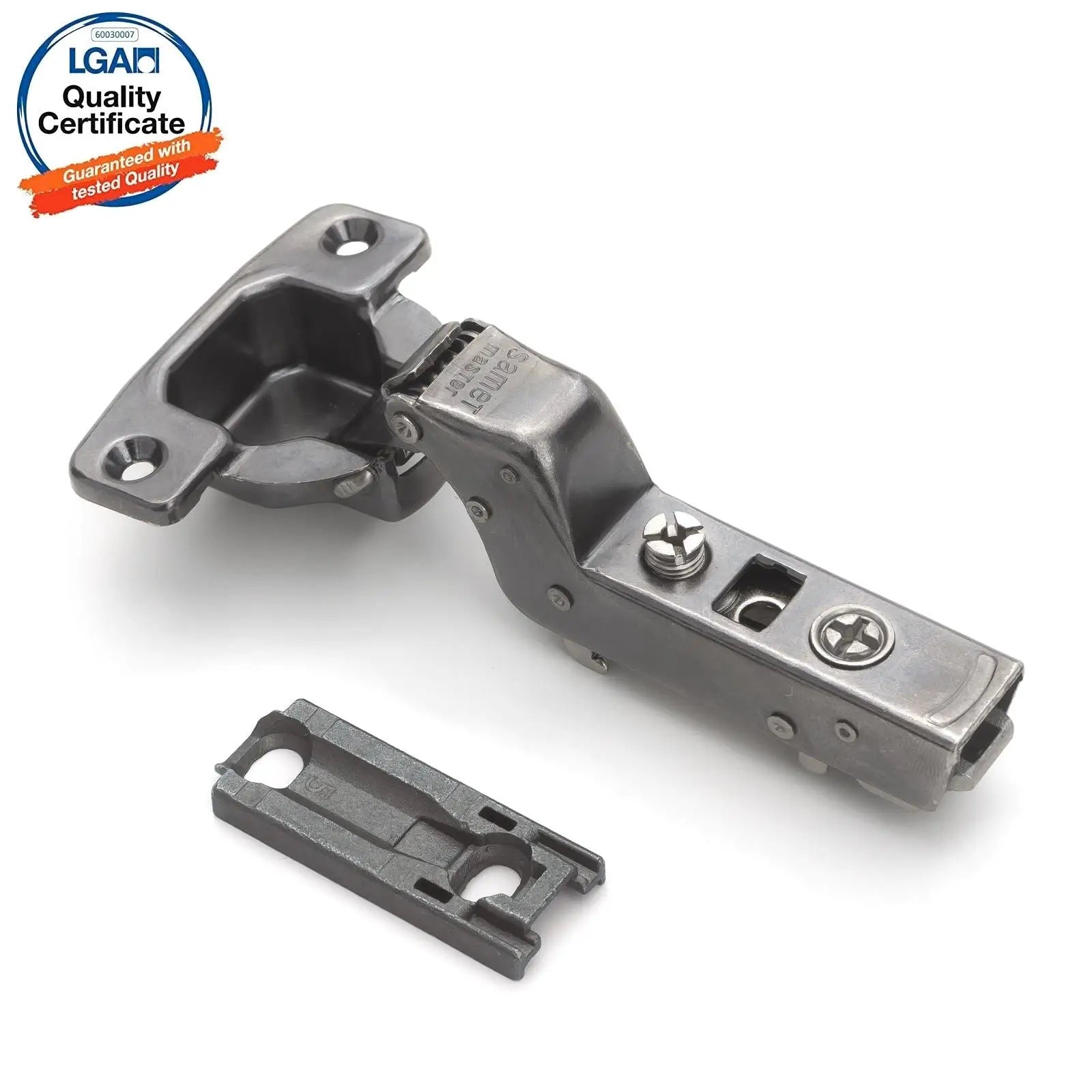 2X Clip Top Soft Close 110° Inset Cabinet Hinge Mounting Plate - Decor And Decor