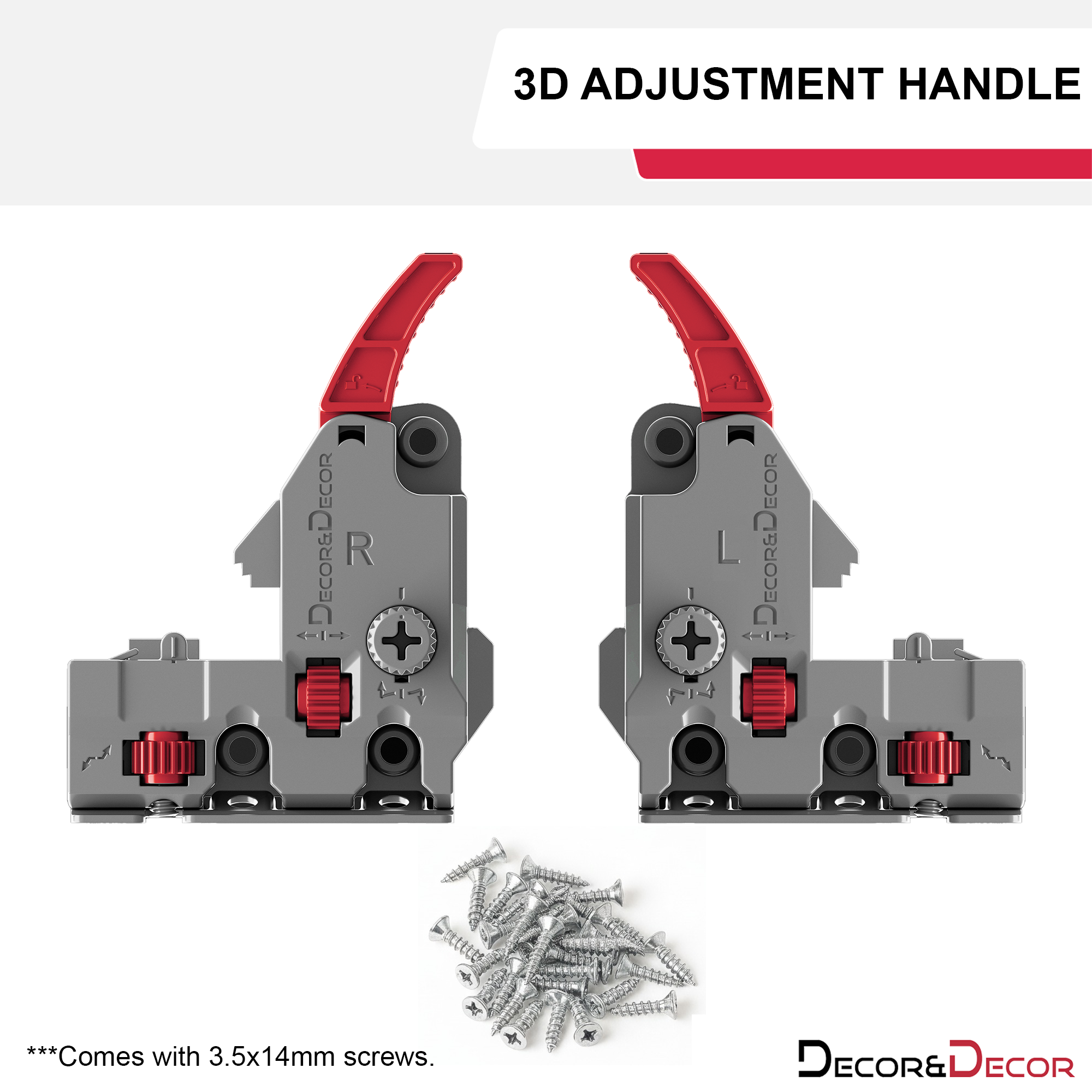 Undermount Drawer Runners 500mm - Push to Open, Full Extension - 490mm Drawer Length