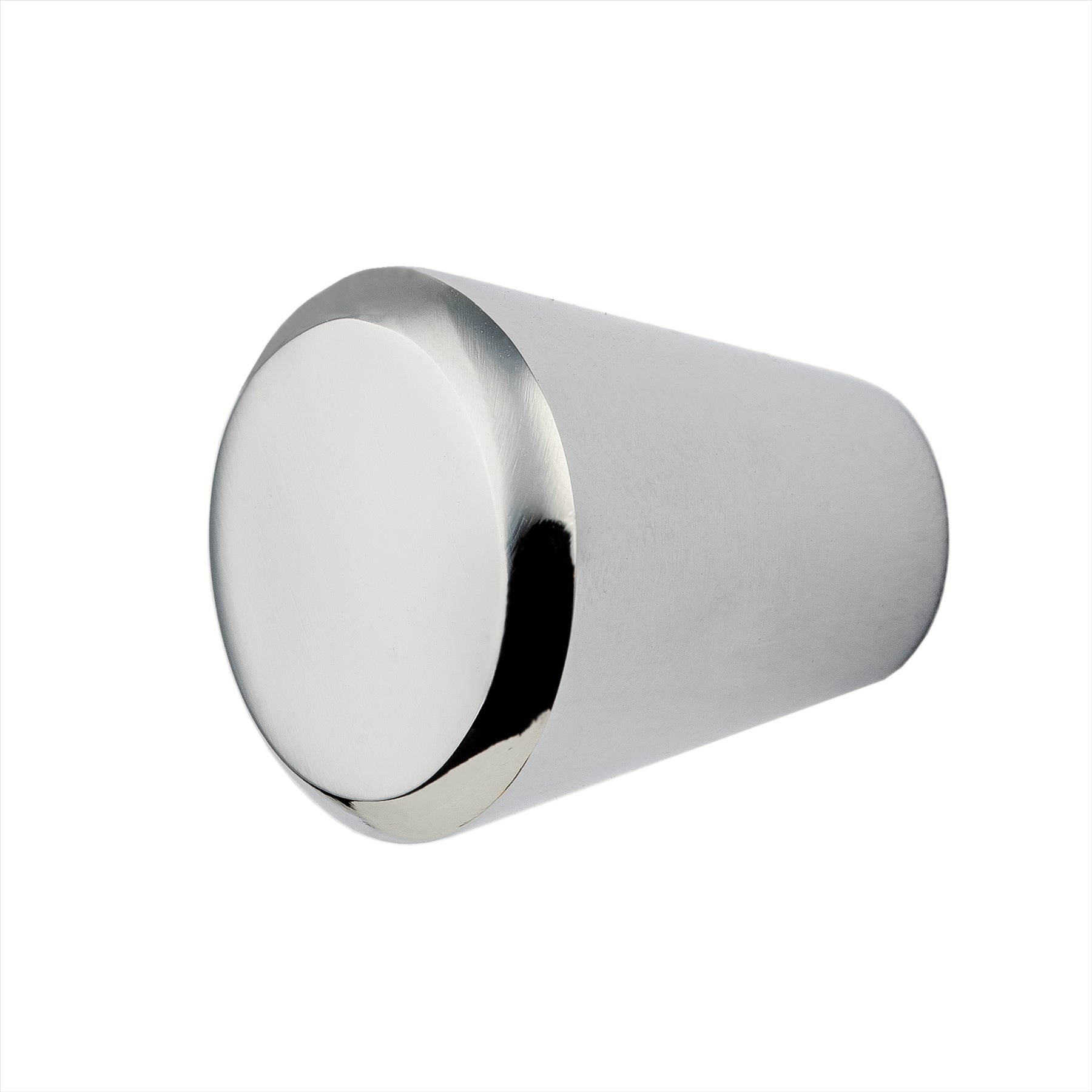 Lunaria - Cone Kitchen Cabinet Knob - Polished Chrome - Knobs | Decoranddecor