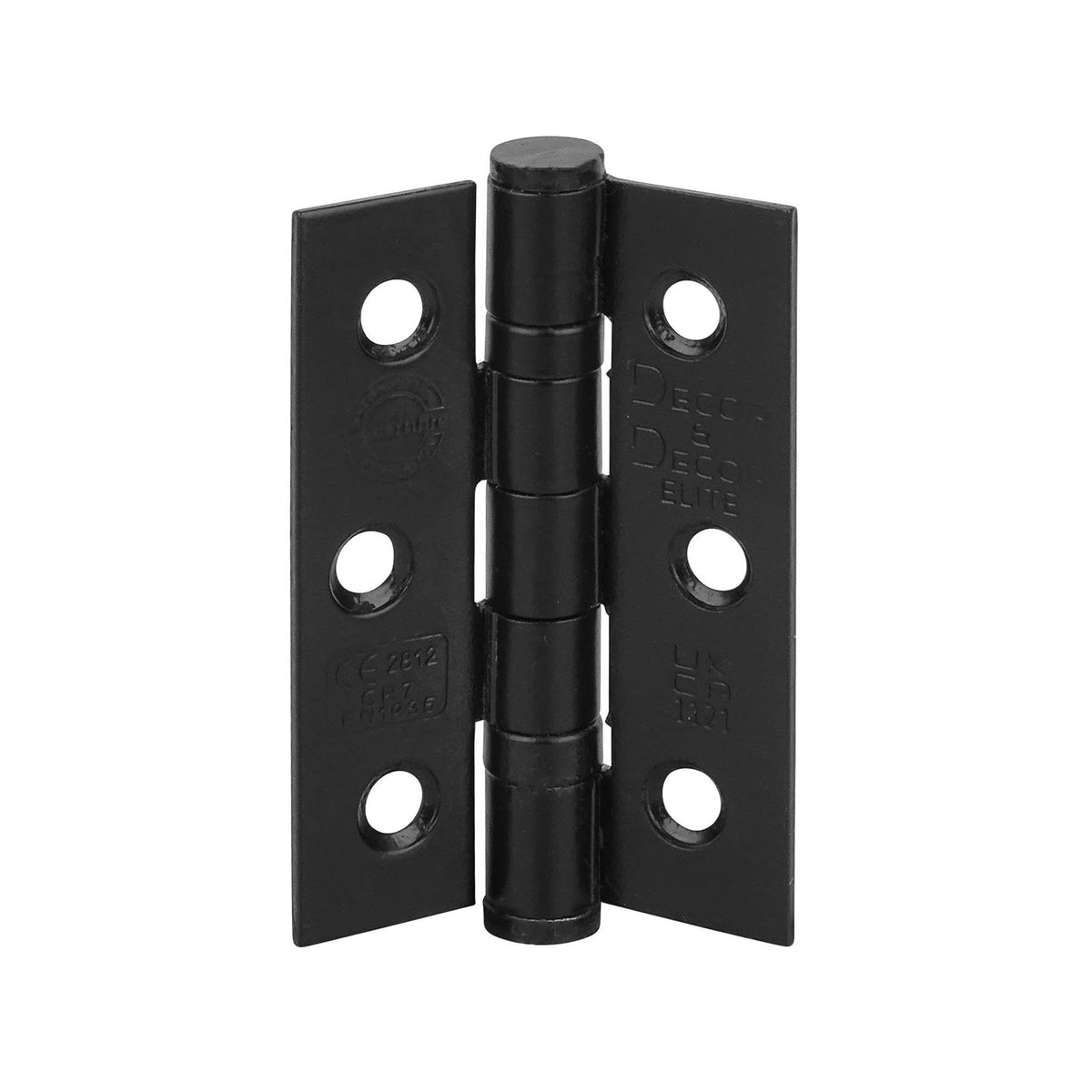 Ball Bearing Fire Rated Door Hinges - 76mm - Matt Black - 2 Pairs – view 4