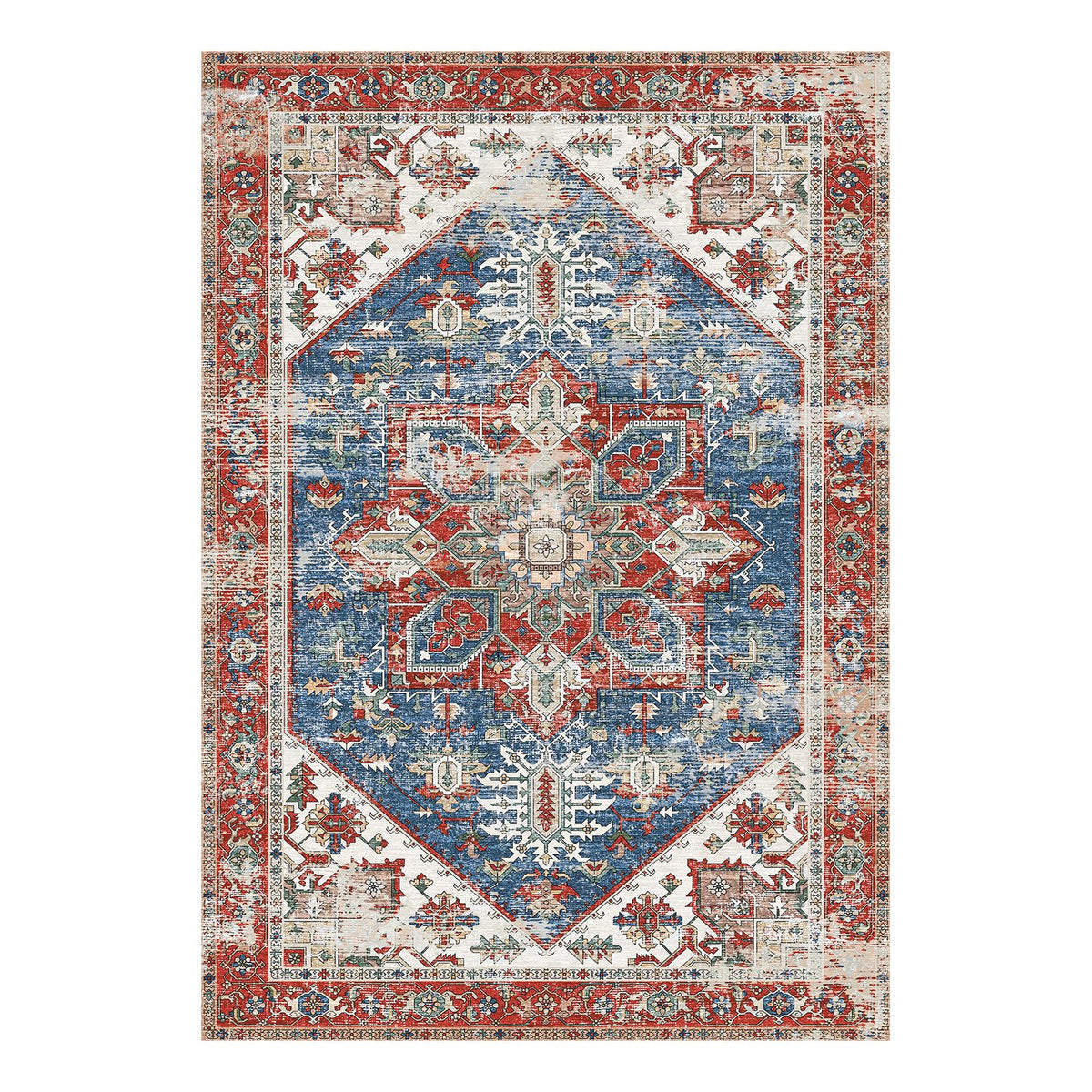 Mirela - Distressed Washable Large Living Room Rug - 160x230cm – view 2