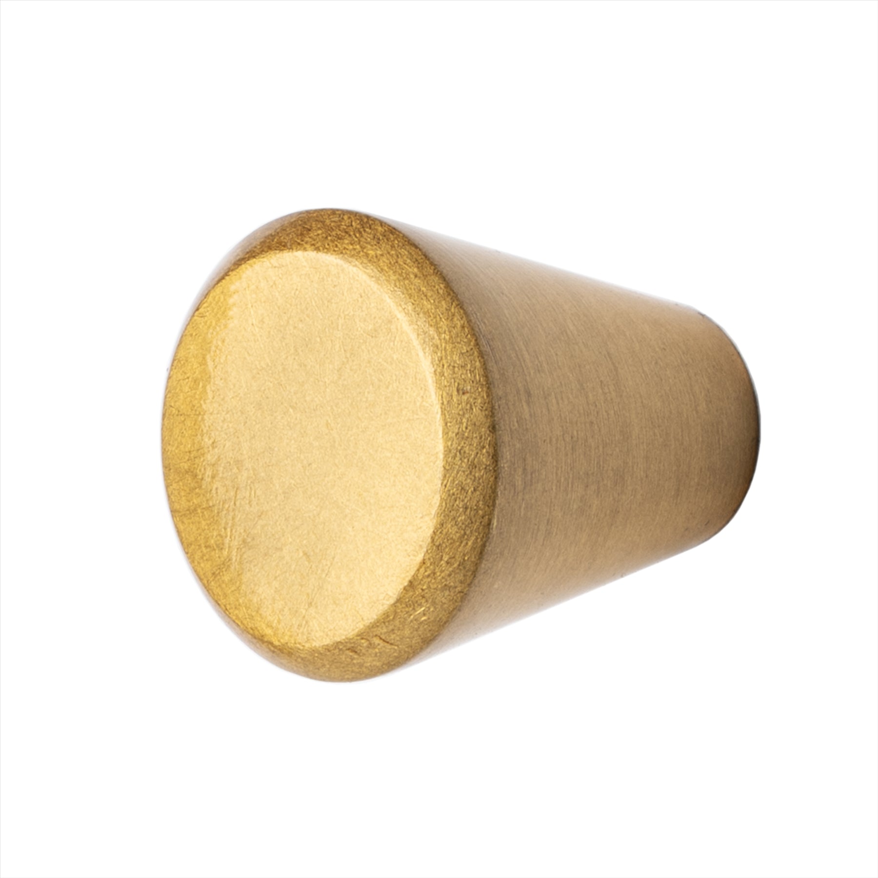 Lunaria - Cone Kitchen Cabinet Knob - Matt Gold