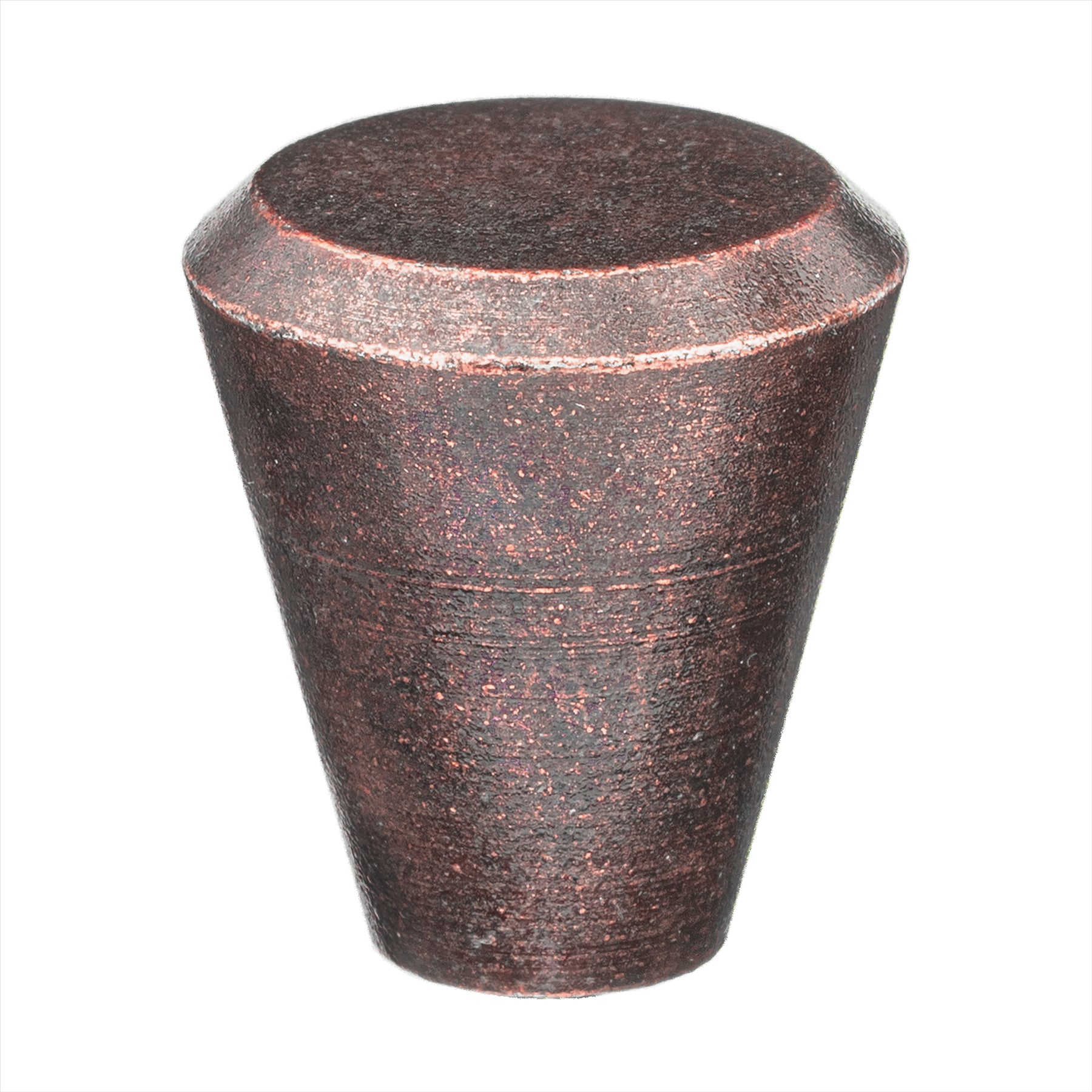 Lunaria - Cone Kitchen Cabinet Knob - Antique Copper