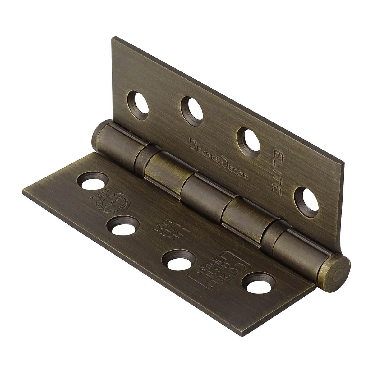 Ball Bearing Fire Rated Door Hinges - 102mm - Antique Brass - 2 Pairs – view 7