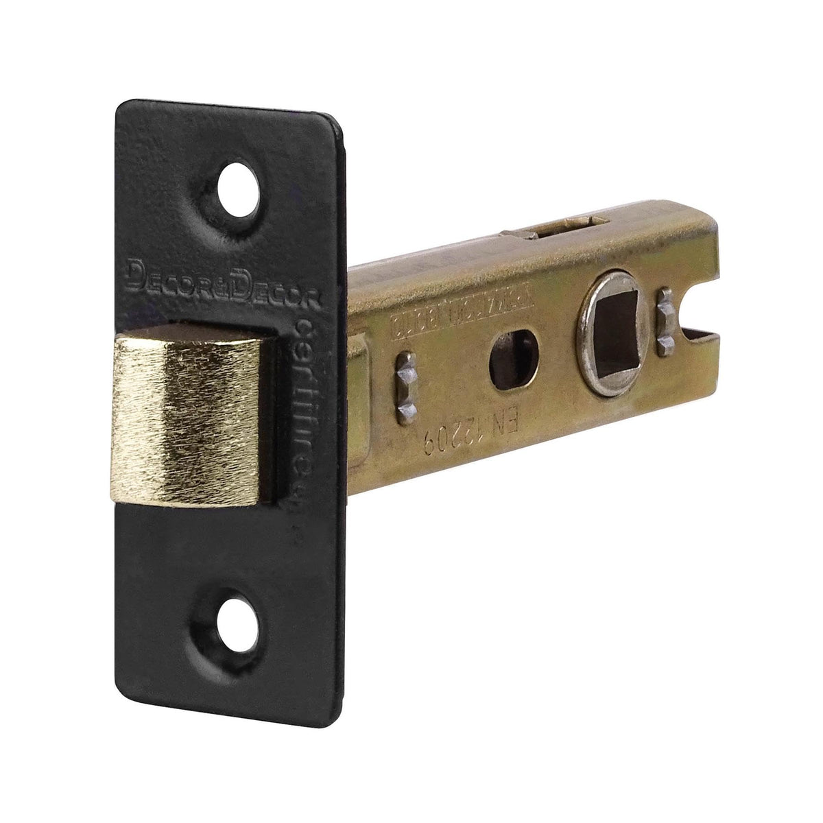 Fire Rated Tubular Mortice Latch - 76mm - Matt Black - 4 Pack – view 3