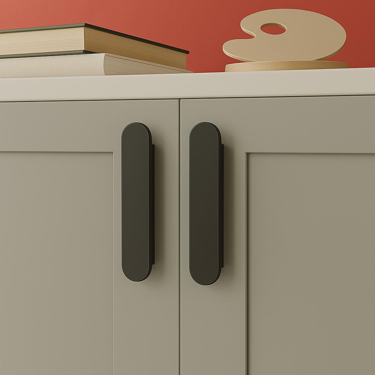 Istra - Kitchen Cabinet Drawer Pull Handle - Matt Black – view 6