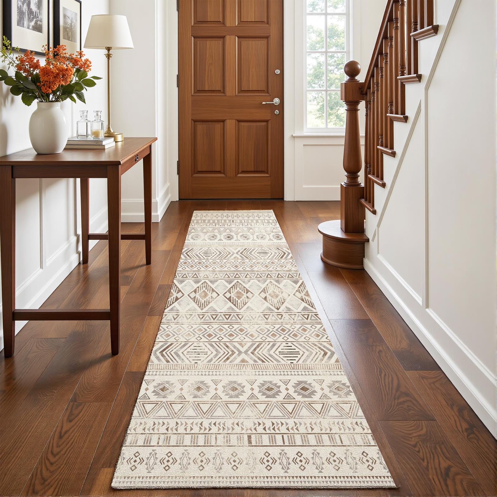 Nomira - Traditional Washable Runner Hallway Rug - 60x240cm - Washable Rugs | Decoranddecor