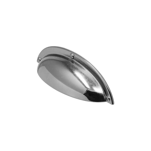 Manna - Kitchen Cabinet Cup Handle - Polished Nickel Black - Decor And Decor