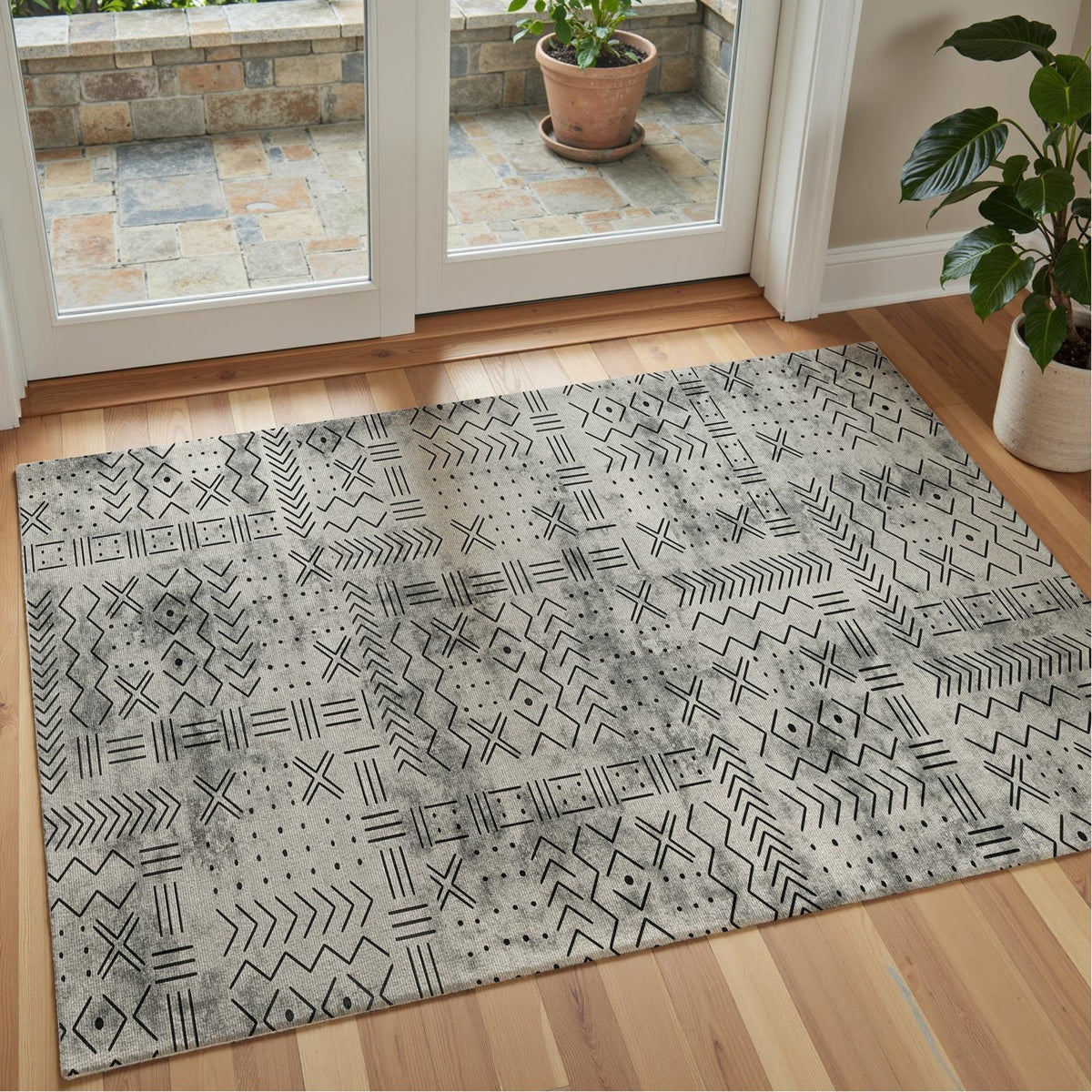 Velano - Geometric Washable Kitchen Rug - 80x150cm – view 8