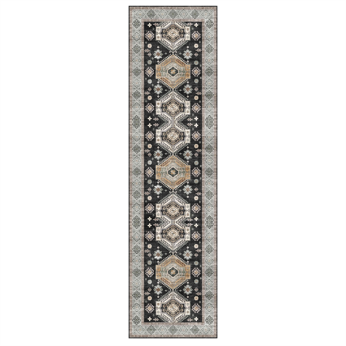 Duskra - Persian Washable Runner Hallway Rug - 80x300cm – view 2