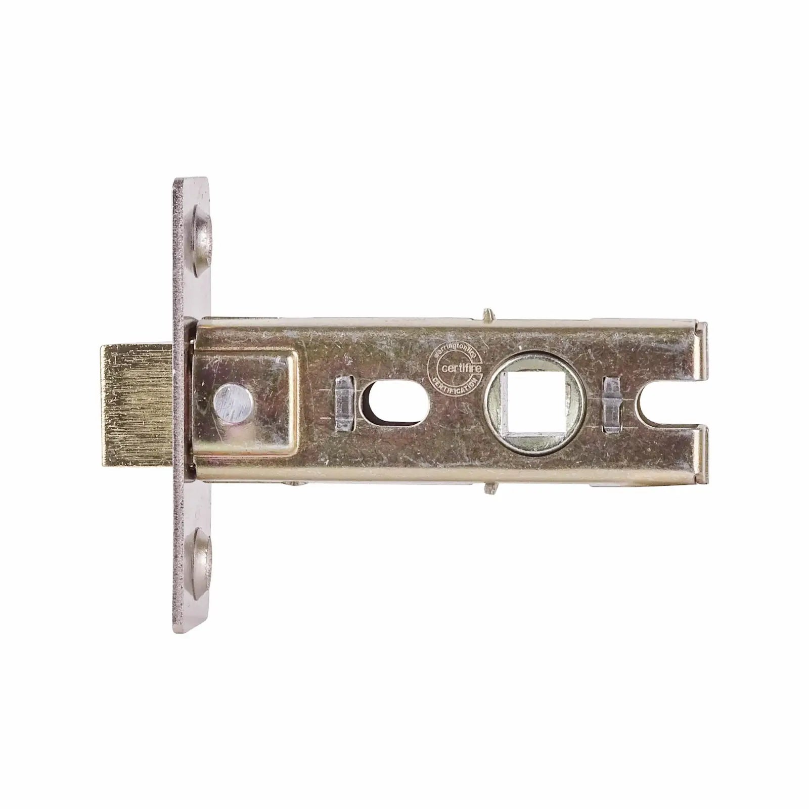Fire Rated Tubular Mortice Latch - 64mm - Satin Nickel