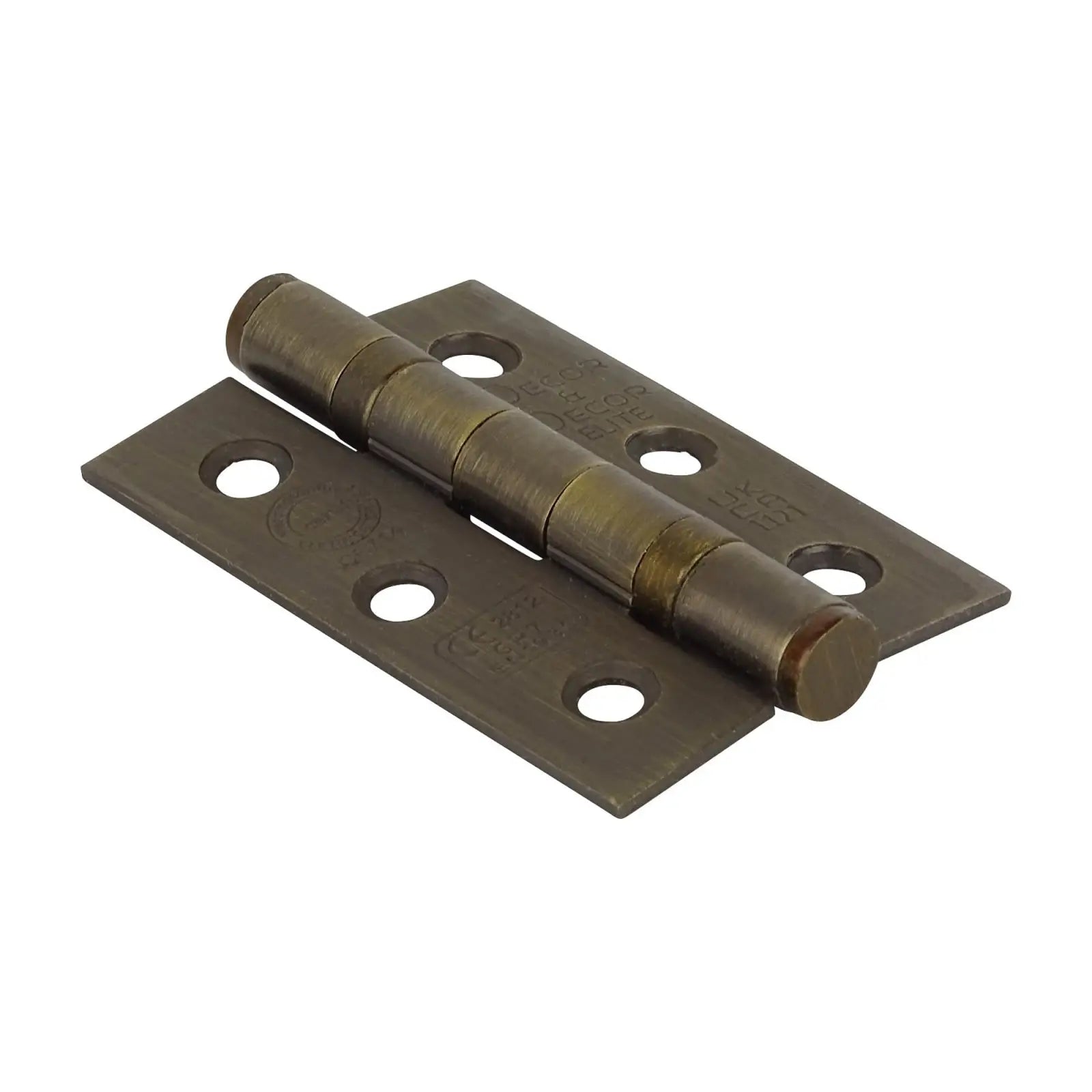 Ball Bearing Fire Rated Door Hinges - 76mm - Pair - Antique Brass