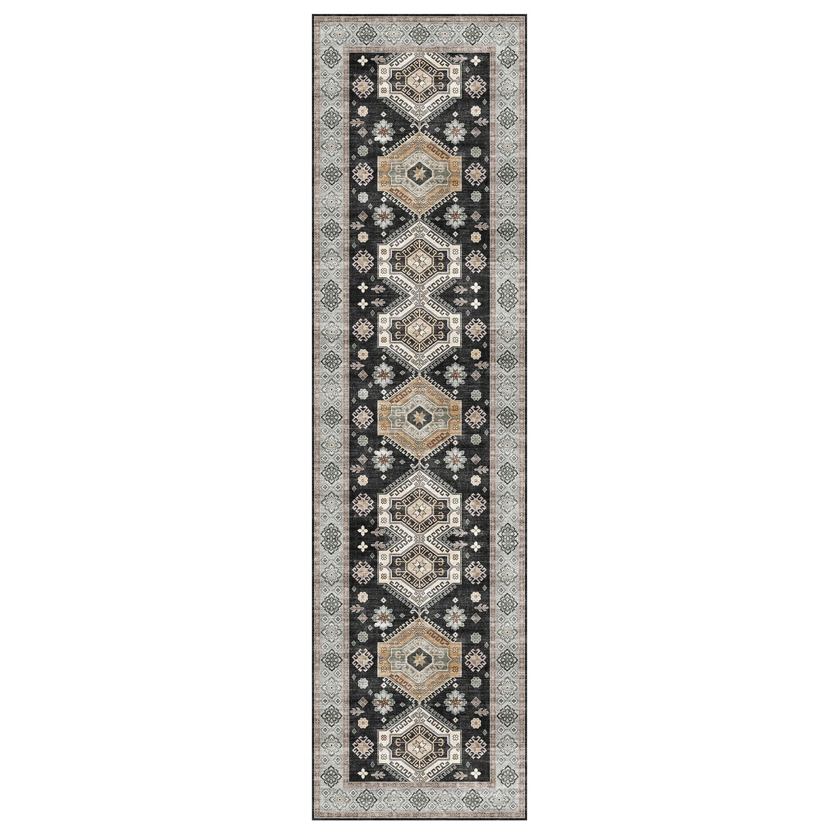 Duskra - Persian Washable Runner Hallway Rug - 60x240cm – view 2