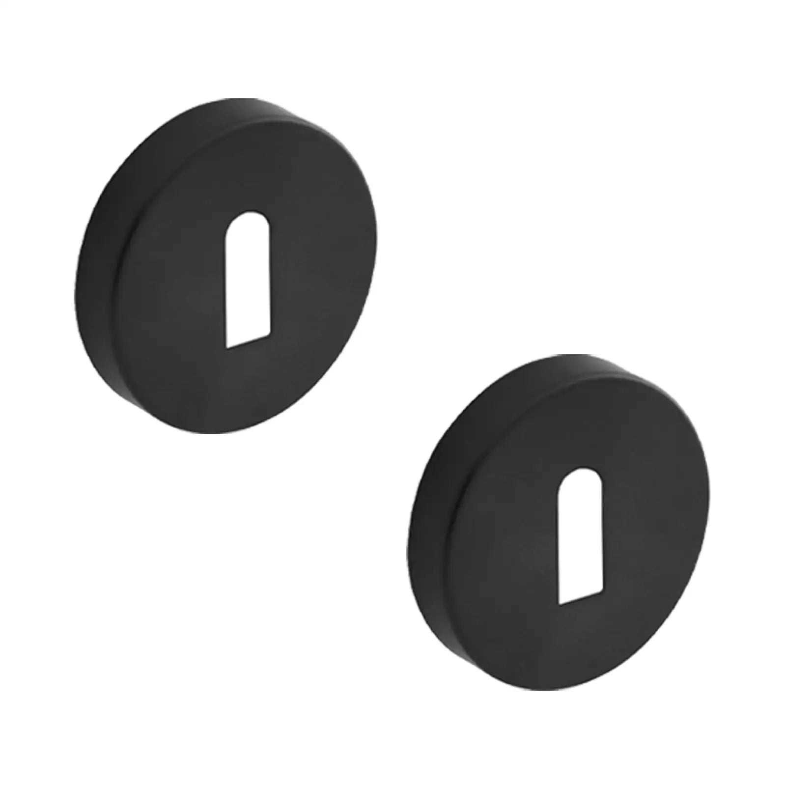 Solace Matt Black Privacy Door Lever Handles - Sash Lock Kit Set - Decor And Decor