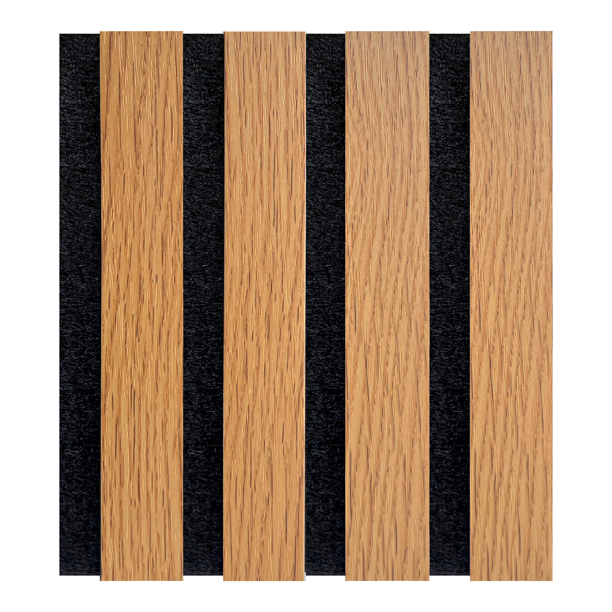 Acoustic Slat Wood Wall Panel - Oak - SAMPLE