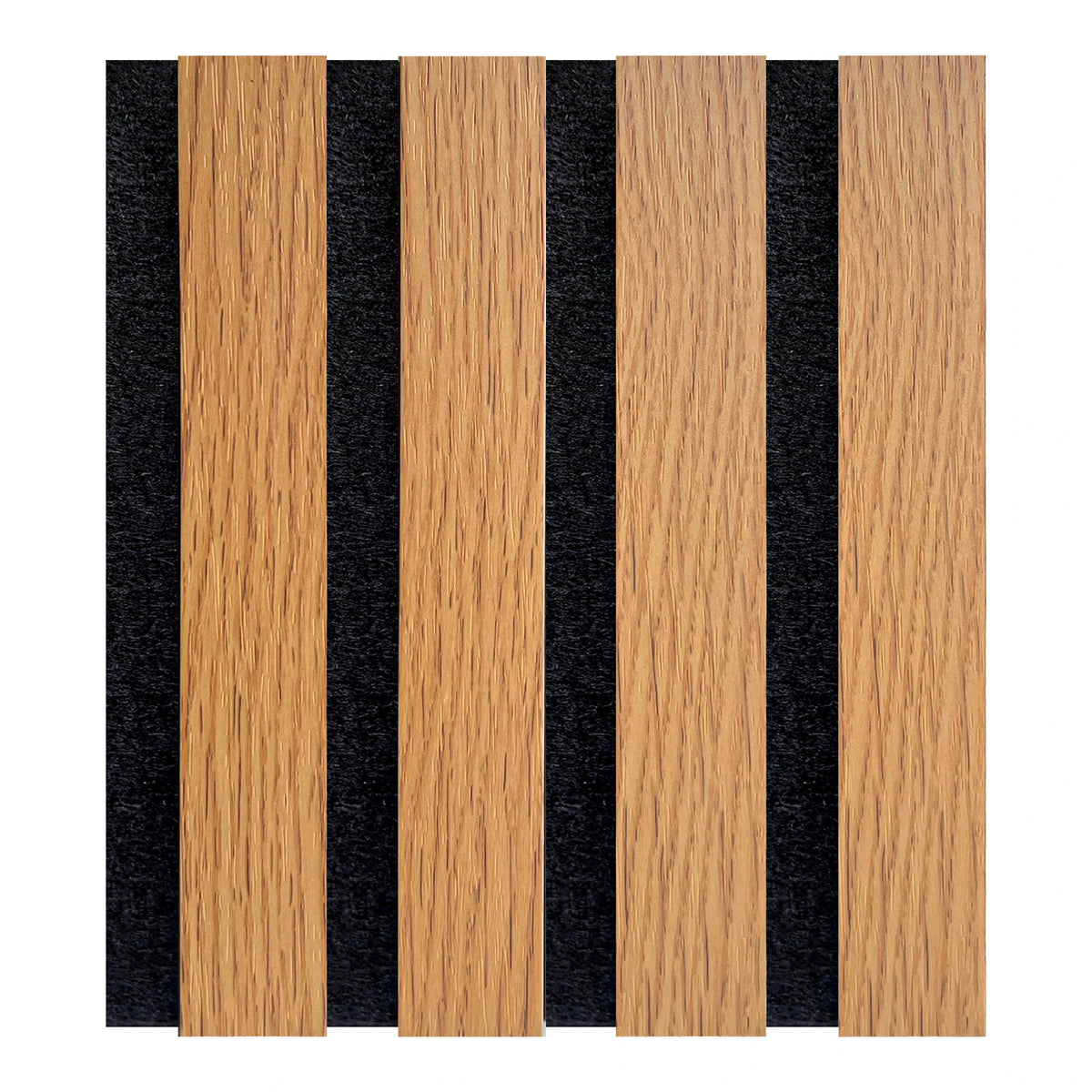 Acoustic Slat Wood Wall Panel - Oak - SAMPLE