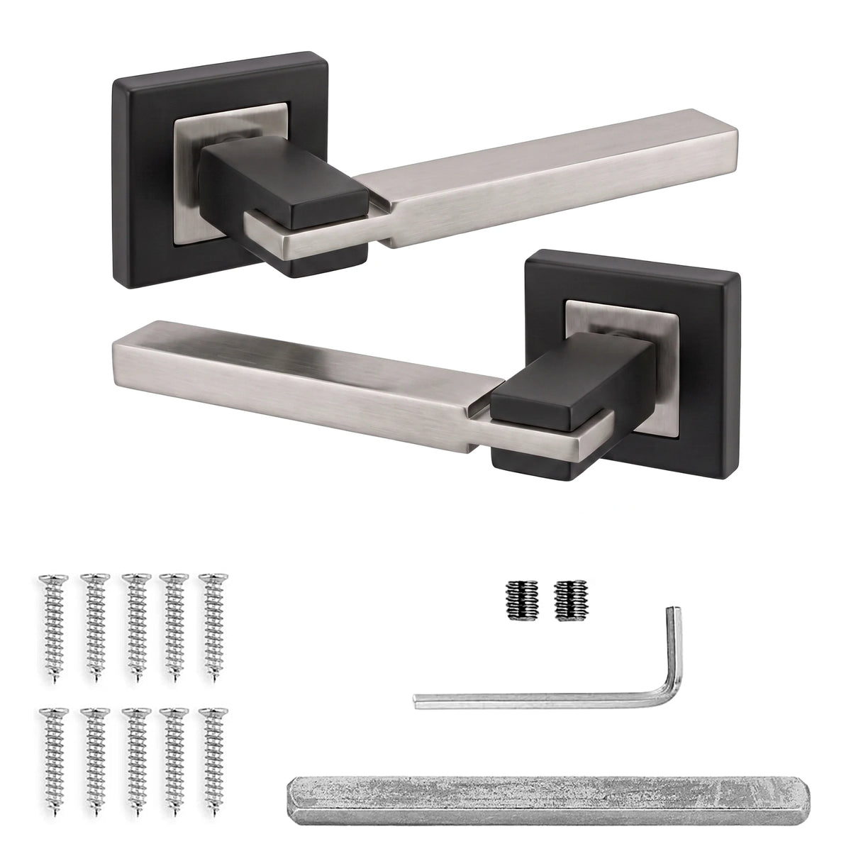 Nexus Duo Finish Door Lever Handles - Pair of Handles