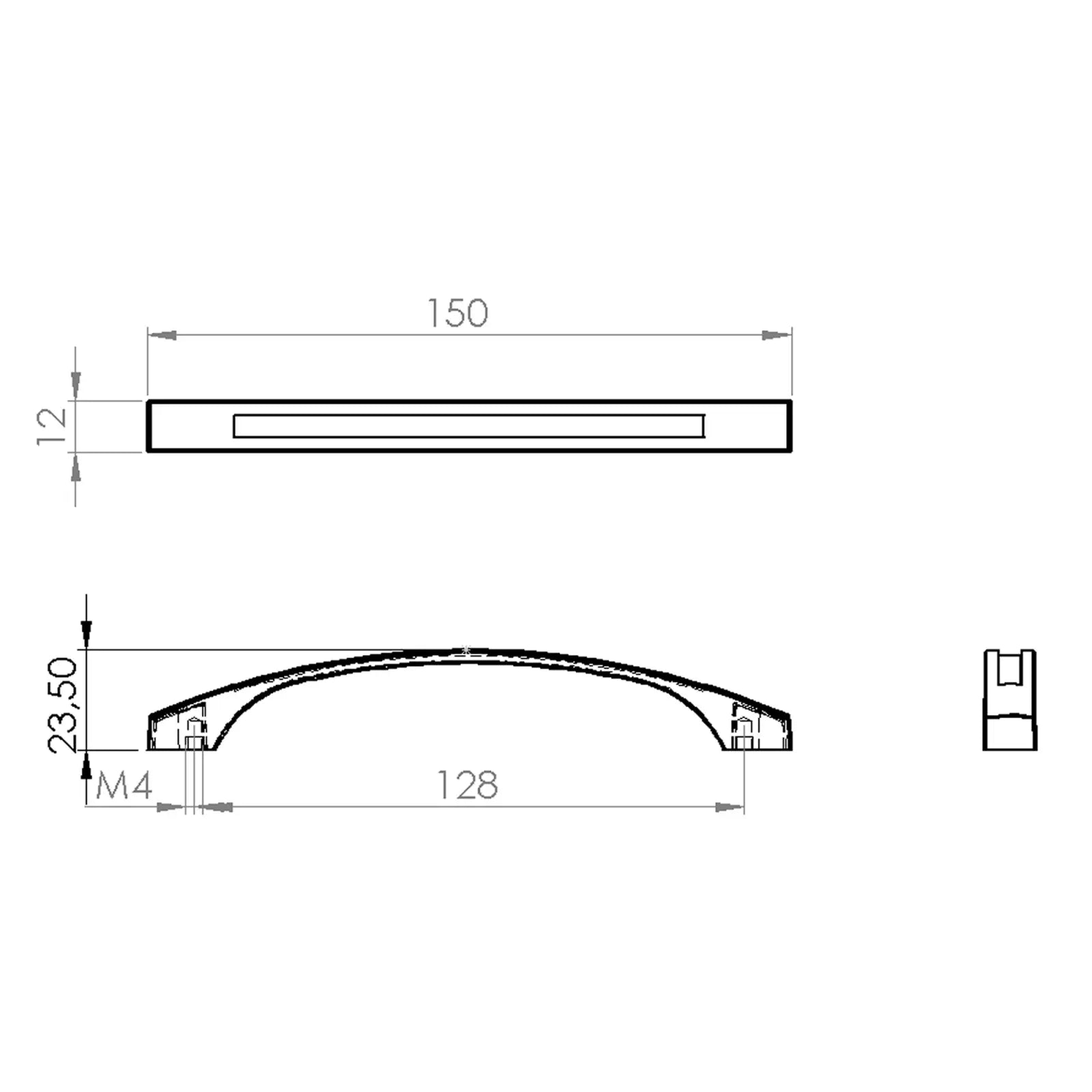 #size selection_128mm hole centres