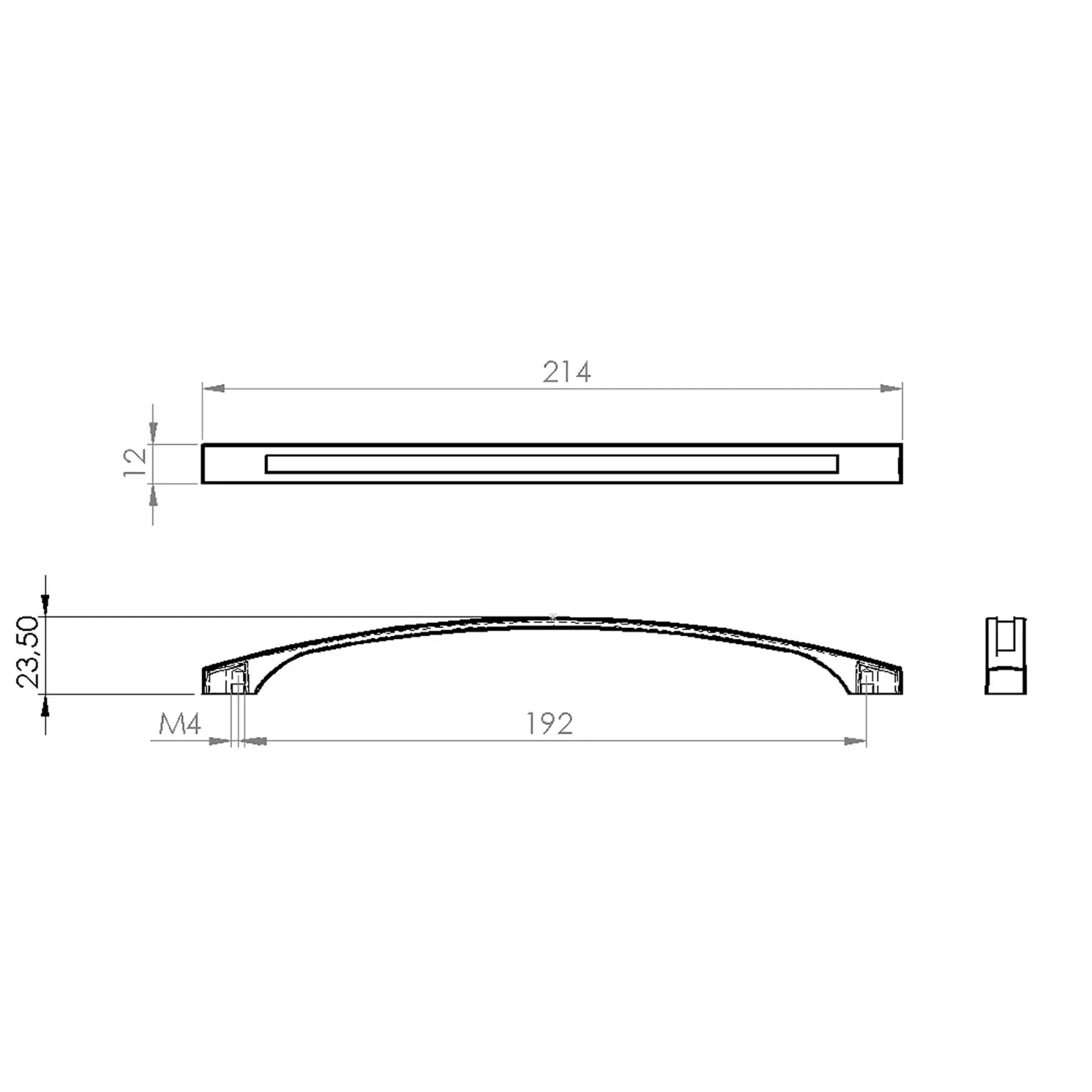 #size selection_192mm hole centres