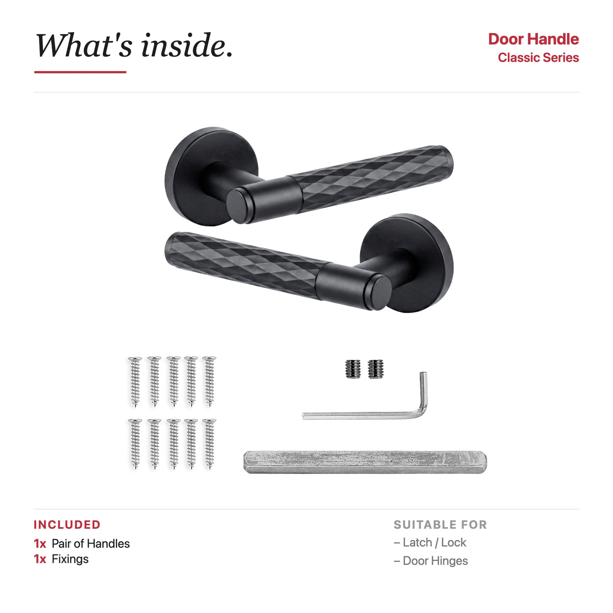 Tore – showing what's included in the box