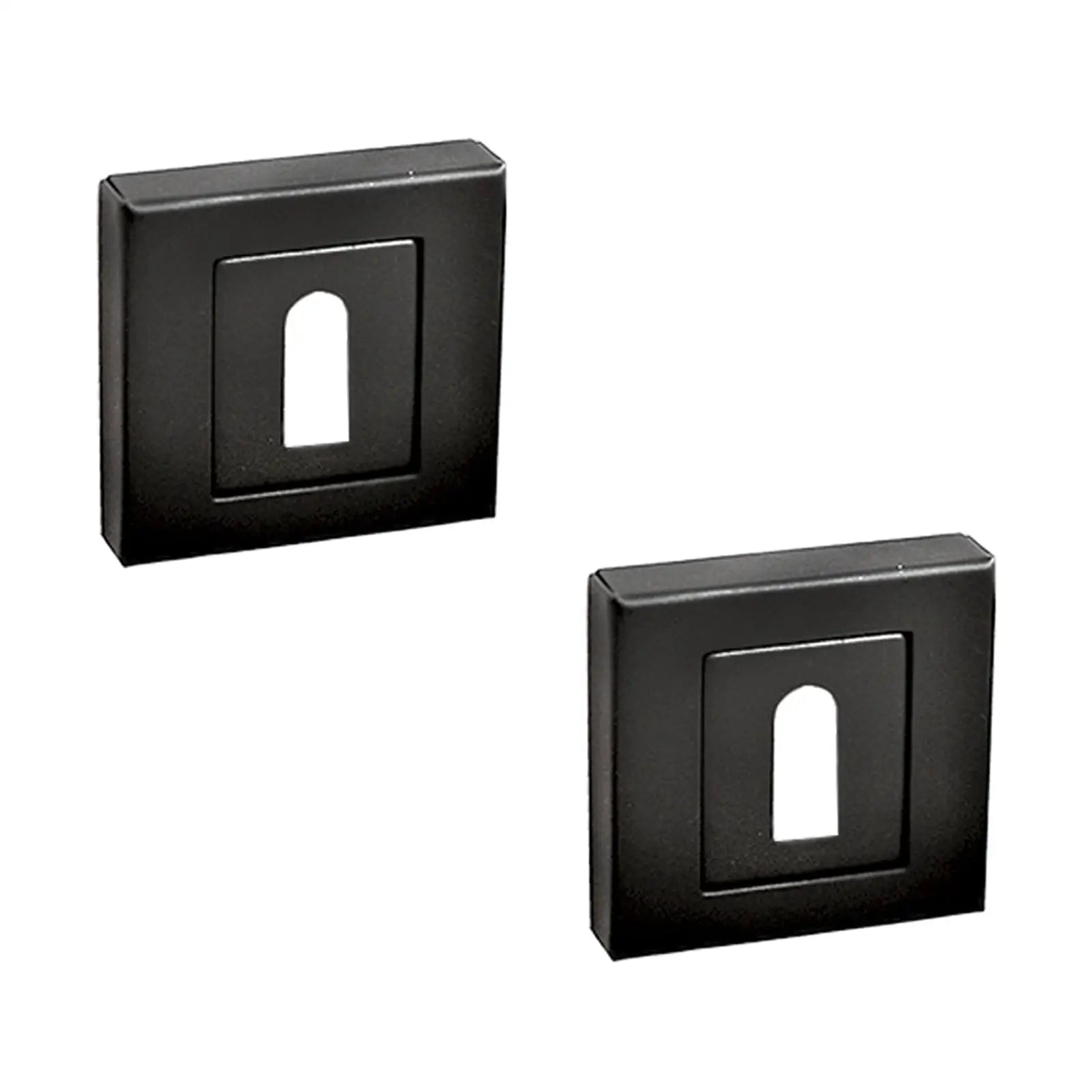 Nexus Matt Black Privacy Door Lever Handles - Sash Lock Kit Set - Decor And Decor