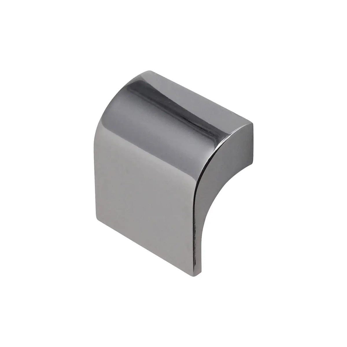 Amory - Cabinet Cup Pull Handle - Polished Nickel Black