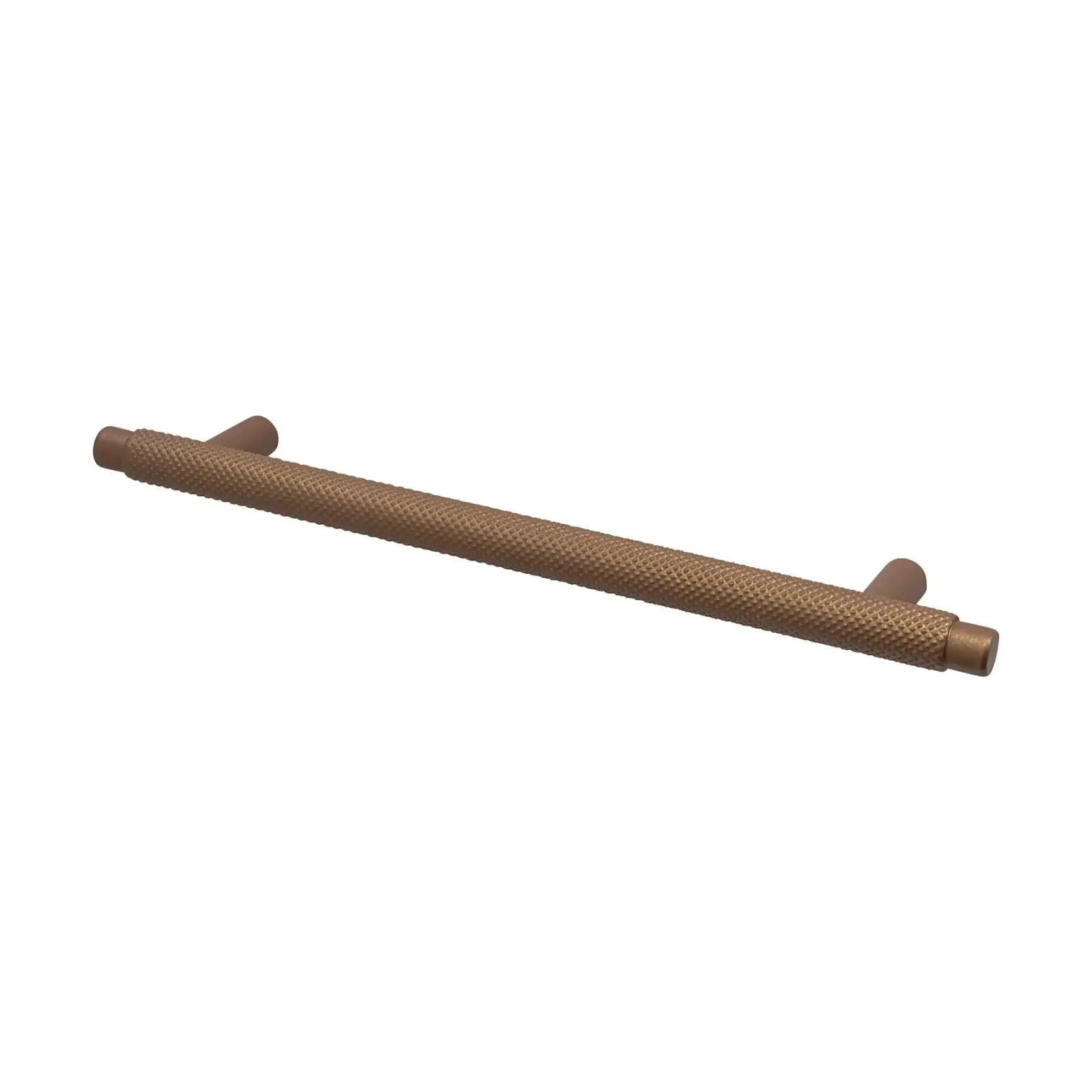Aurelia - Knurled Round T-Bar Kitchen Cabinet Handle - Matt Bronze - Decor And Decor
