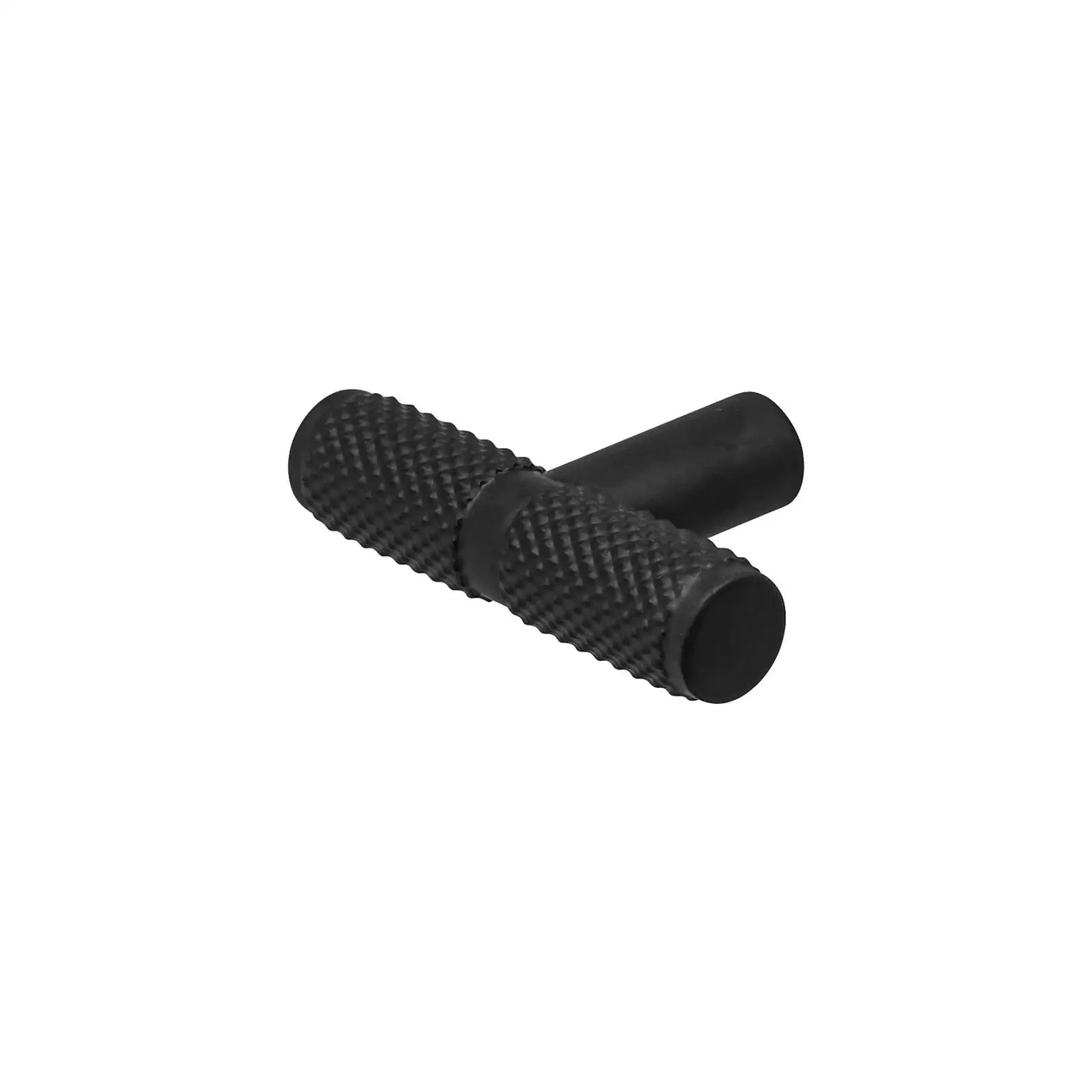 Aurelia - Knurled T-Bar Kitchen Cabinet Knob - Matt Black - Decor And Decor
