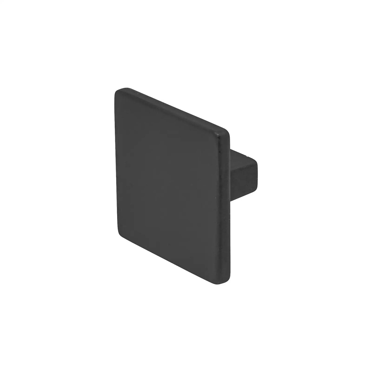 Calla - Square Kitchen Cabinet Knob - Matt Black