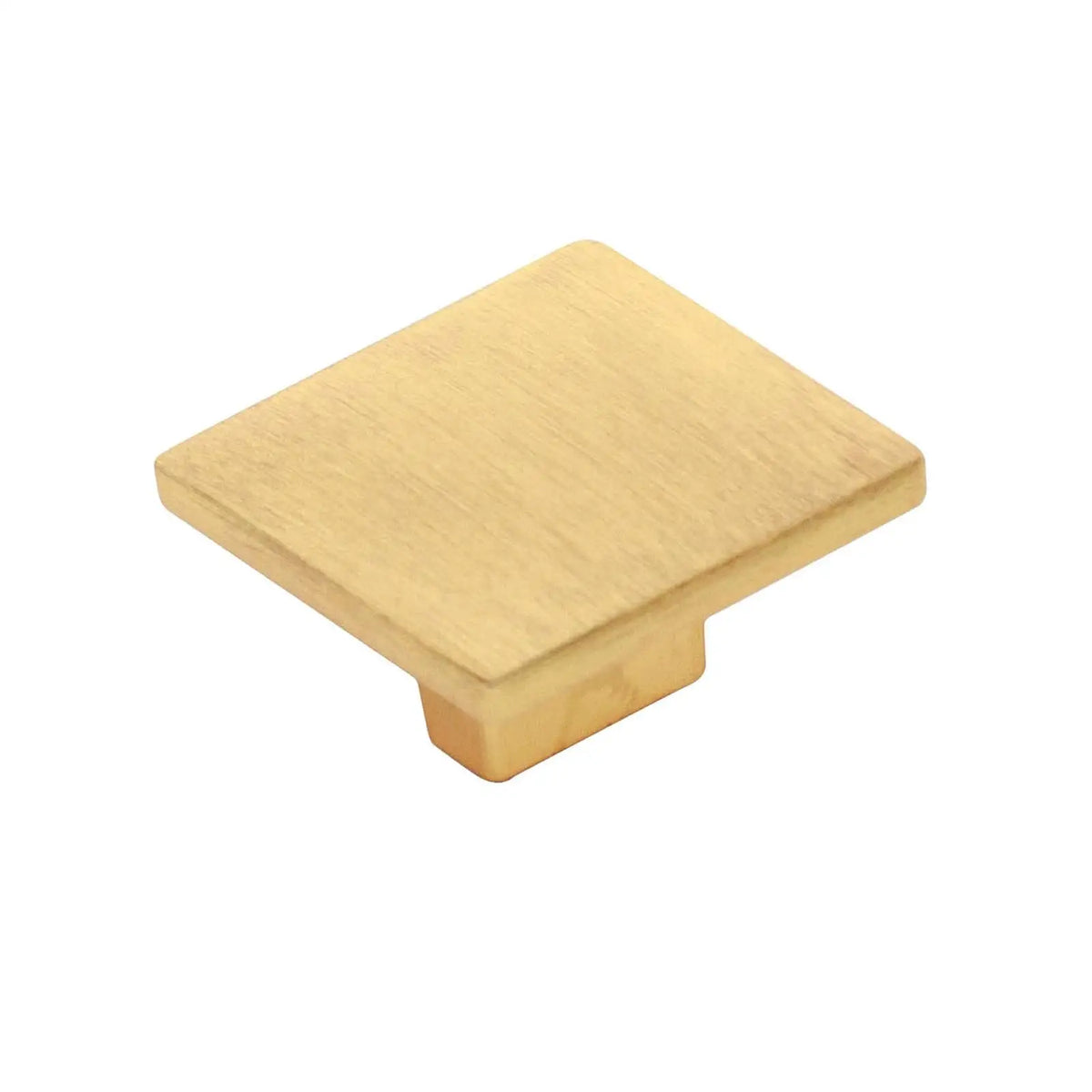 Calla - Square Kitchen Cabinet Knob - Matt Gold – view 6