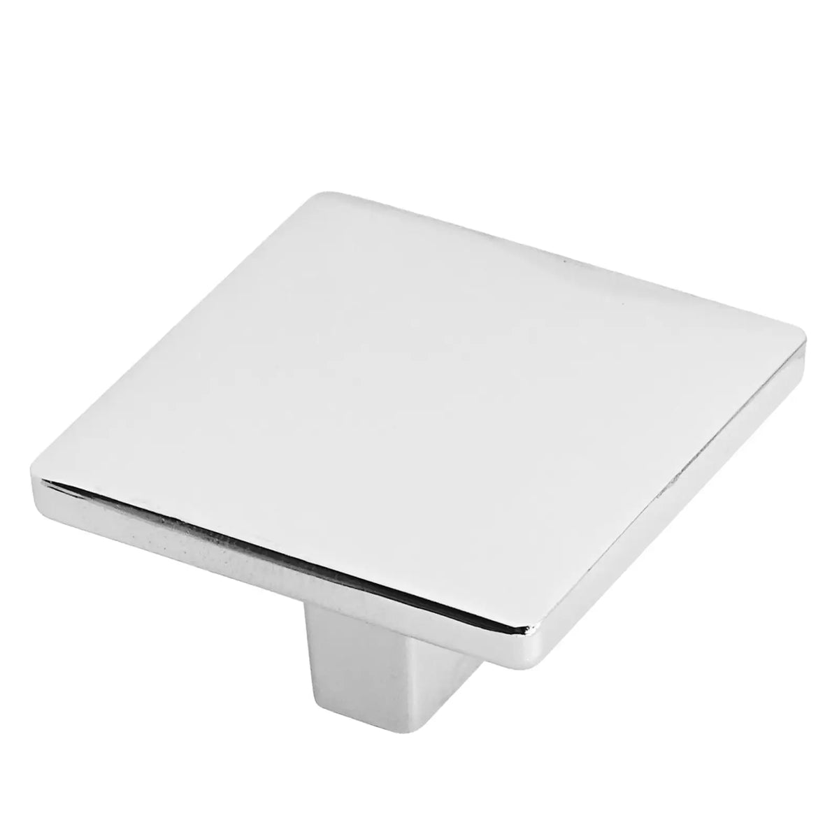 Calla - Square Kitchen Cabinet Knob - Polished Chrome – view 2