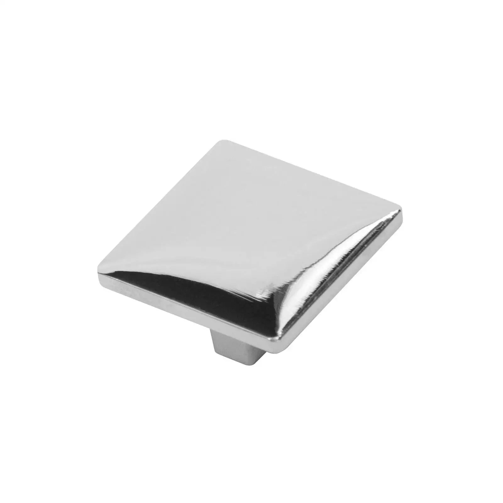 Calla - Square Kitchen Cabinet Knob - Polished Chrome - Decor And Decor