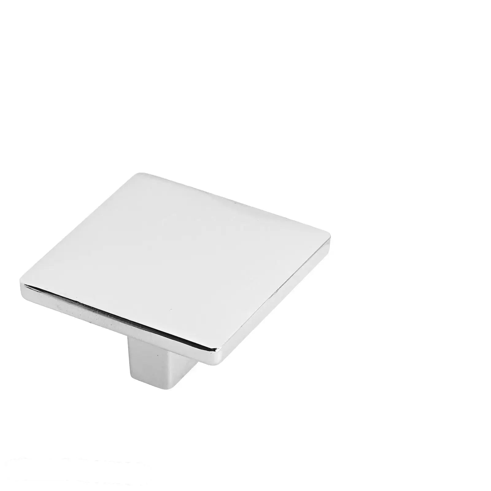 Calla - Square Kitchen Cabinet Knob - Polished Chrome - Decor And Decor