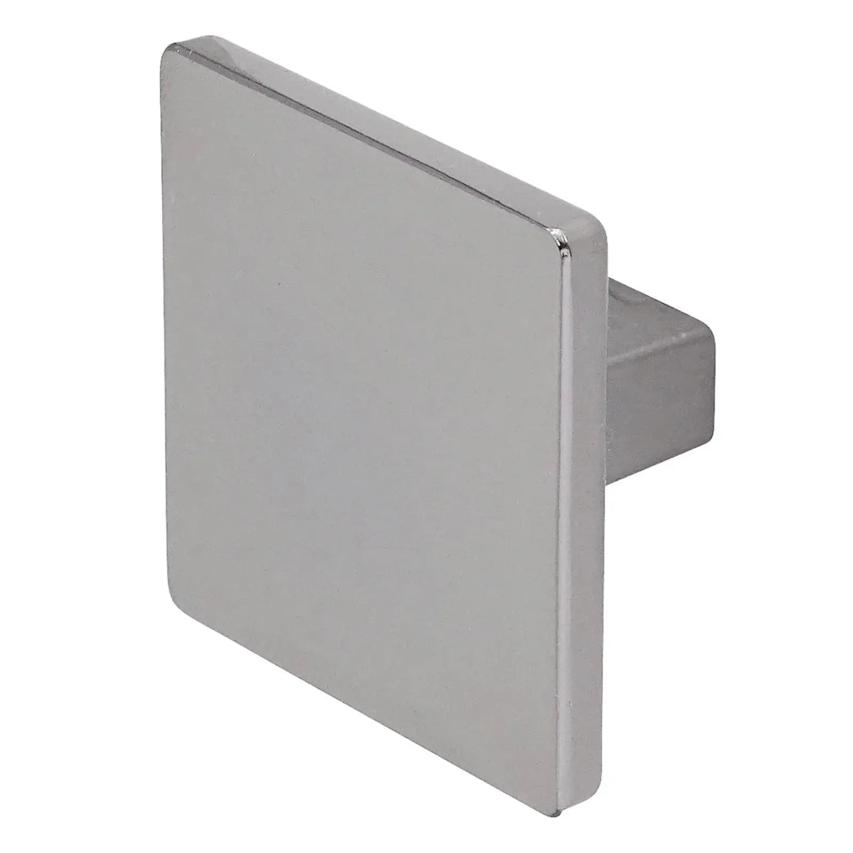 Calla - Square Kitchen Cabinet Knob - Polished Nickel Black – view 2