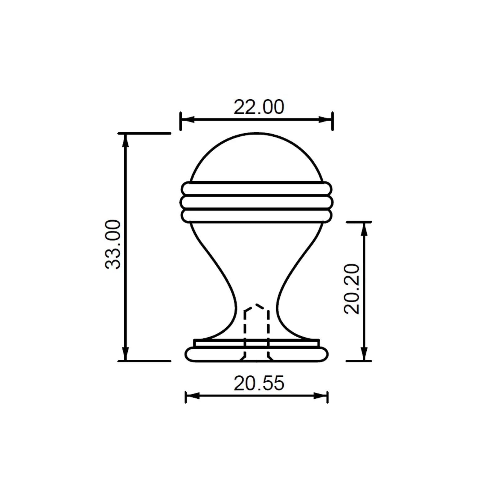 Collier - Round Cabinet Knob - Graphite - Decor And Decor