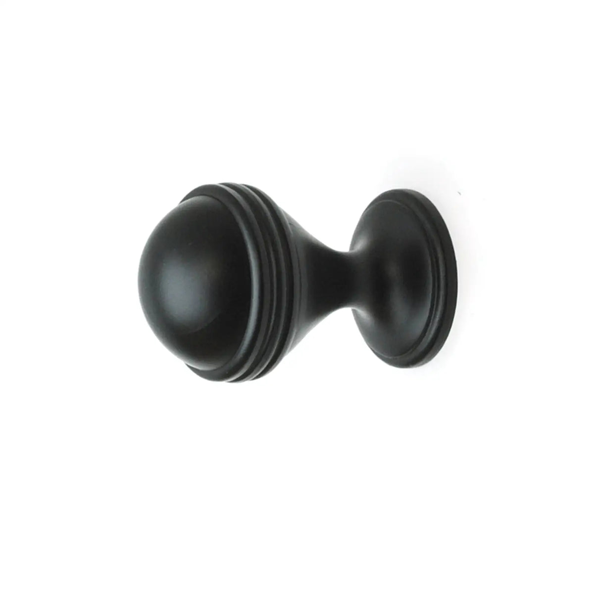 Collier - Round Cabinet Knob - Matt Black