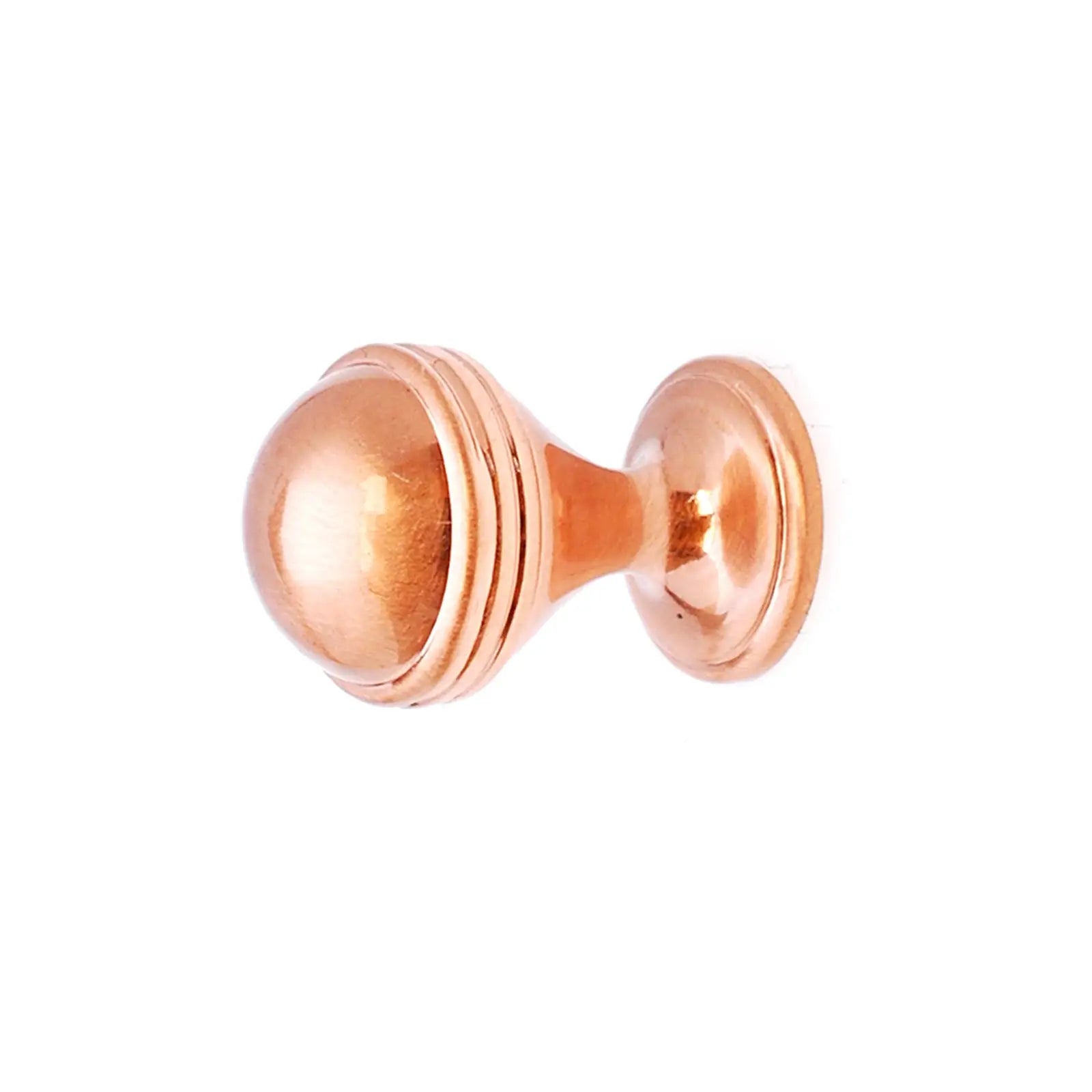 Collier - Round Cabinet Knob - Satin Copper - Decor And Decor