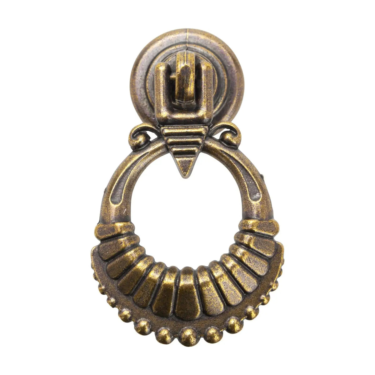 Dixie - Vintage Cabinet Pull Knob - Antique Brass – view 5