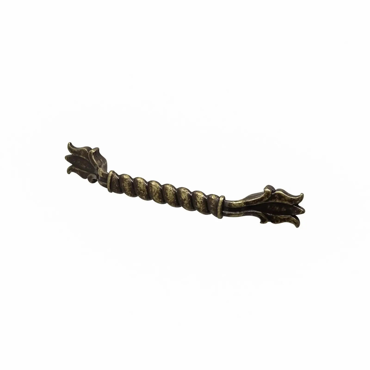 Ella - Traditional D Shaped Cabinet Drawer Pulls - Antique Brass