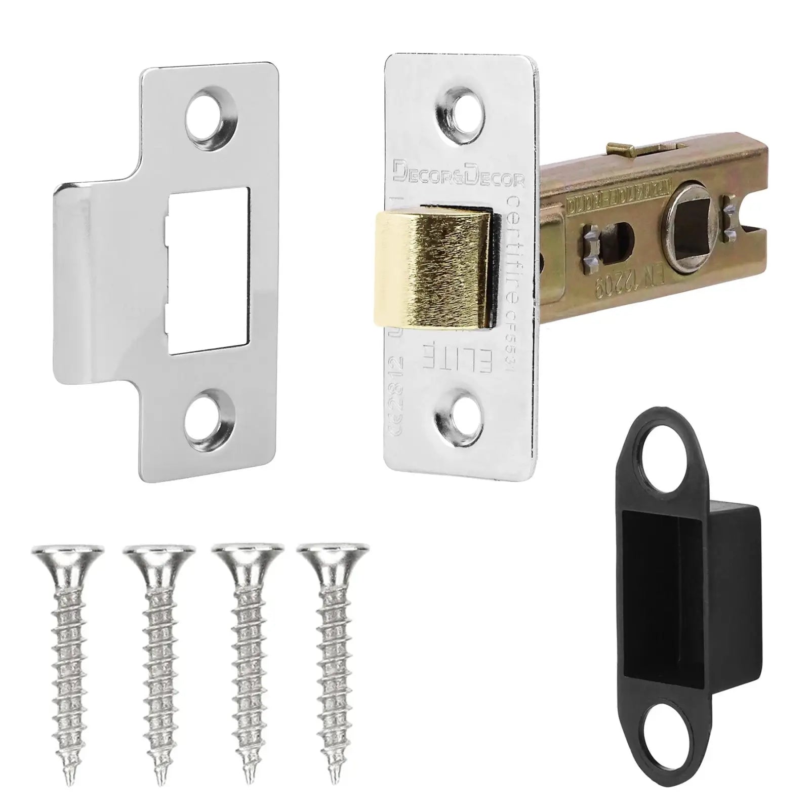 Enigma Duo Finish Passage Door Lever Handles - Latch And Hinge Set - &